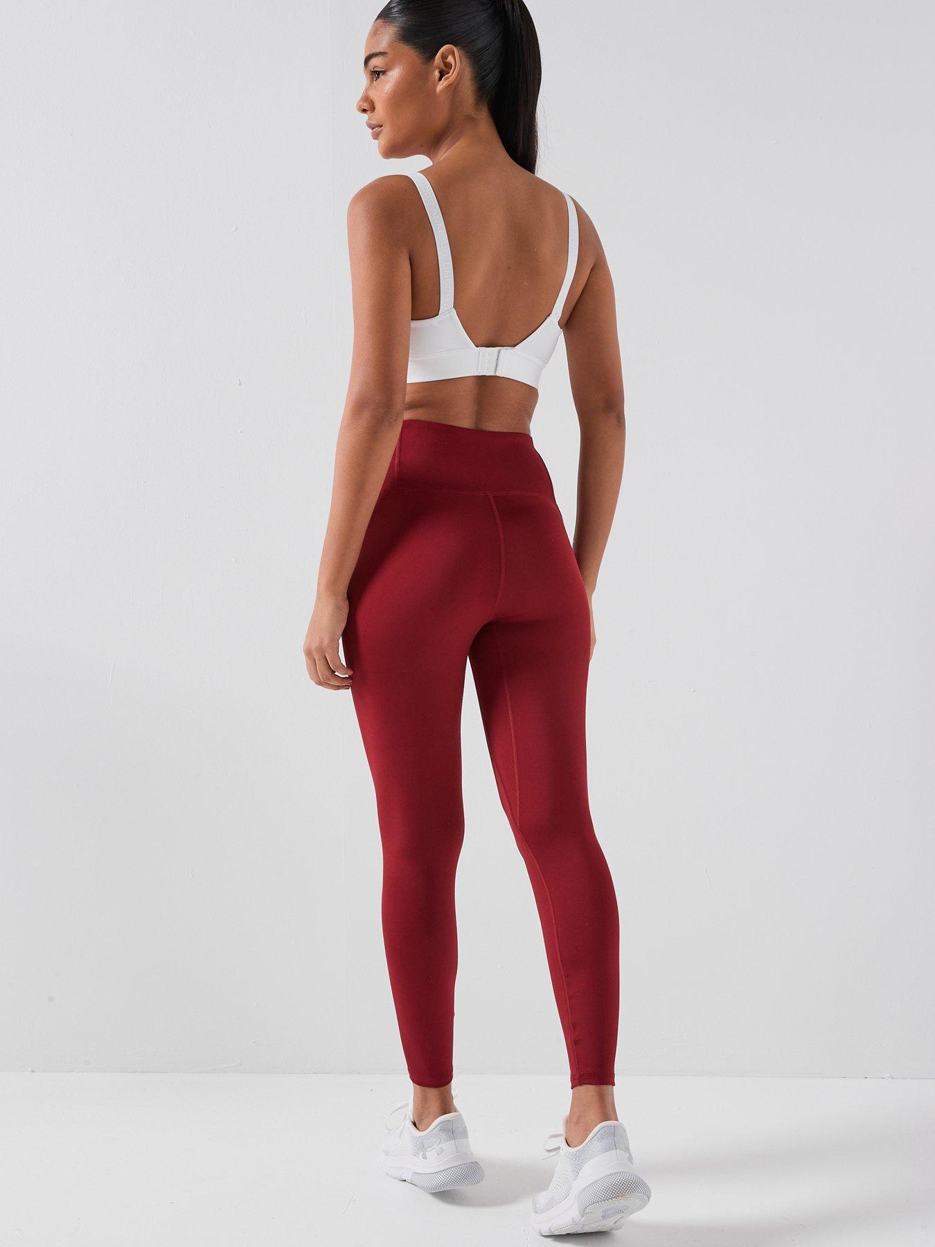 Image 6 of 6 of UNDER ARMOUR Womens Training Motion Ankle Legging - Burgundy