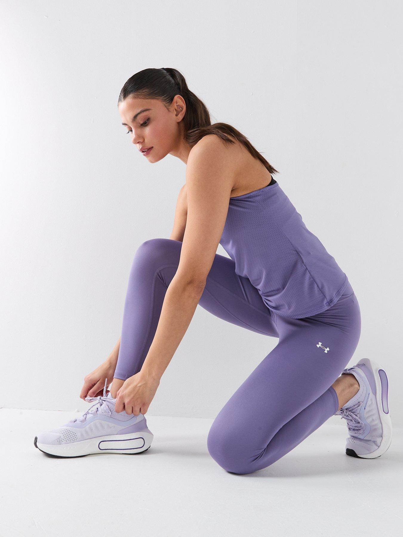 Image 4 of 6 of UNDER ARMOUR Womens Training Motion Ankle Legging - Purple