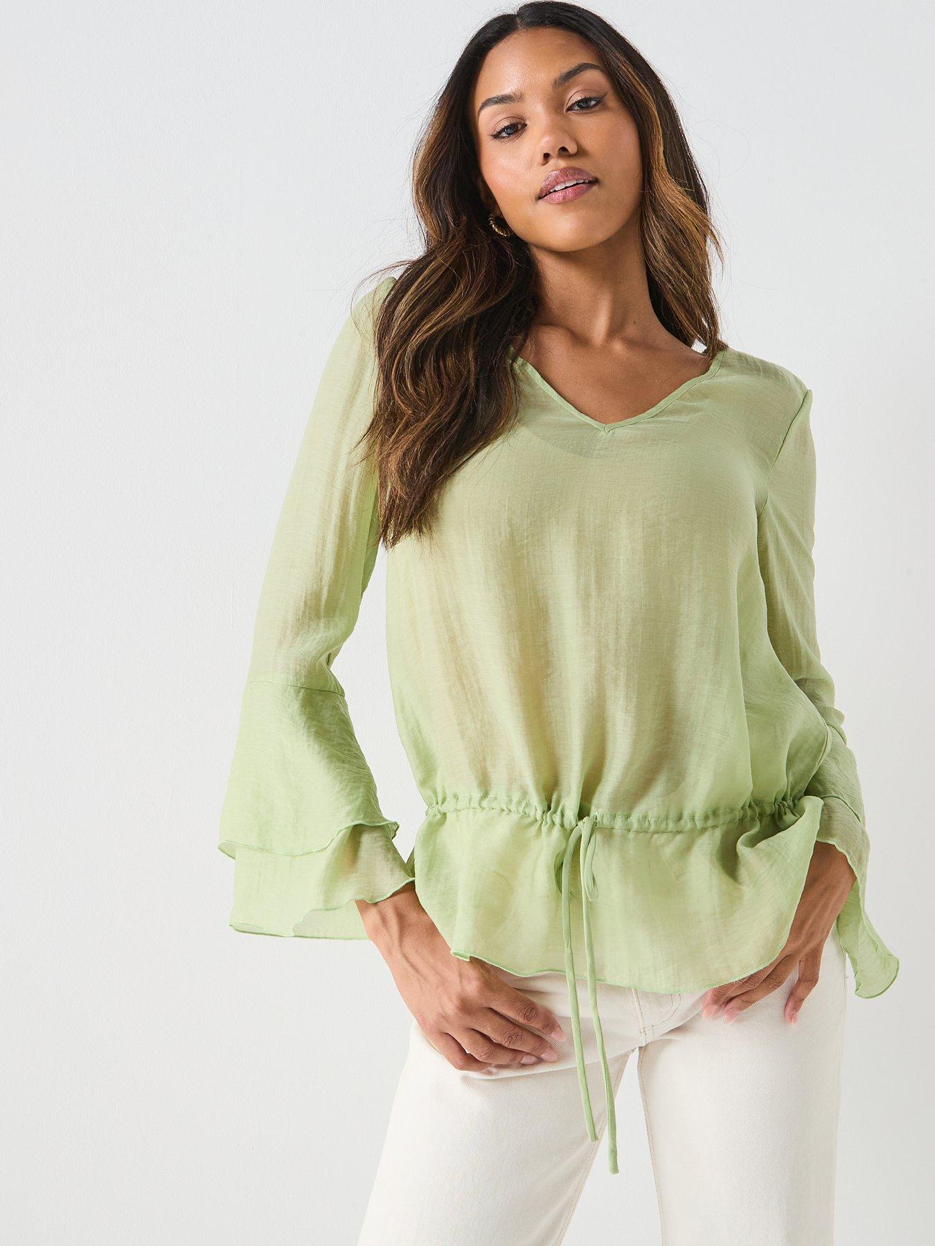 aware-valora-v-neck-long-sleeve-top-greendetail