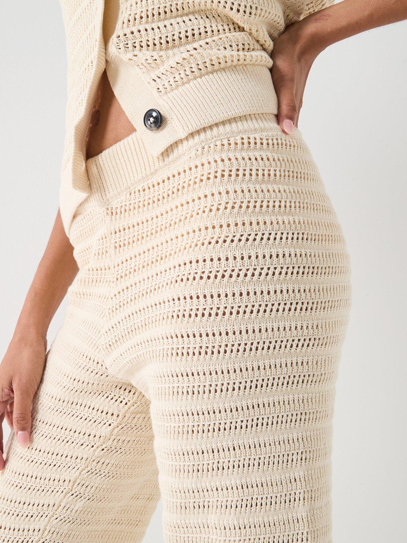 vero-moda-hayley-crochet-knit-trousers-creamdetail