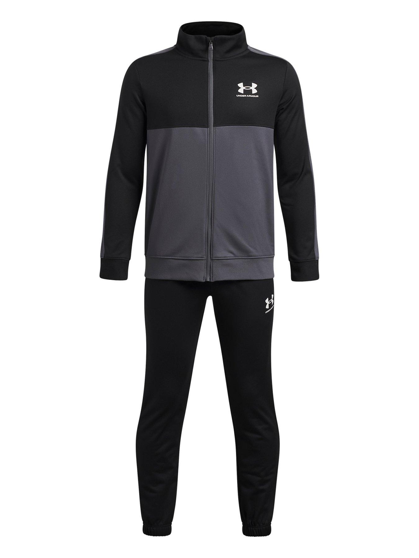 under-armour-junior-boys-training-rival-knit-tracksuit-blackfront