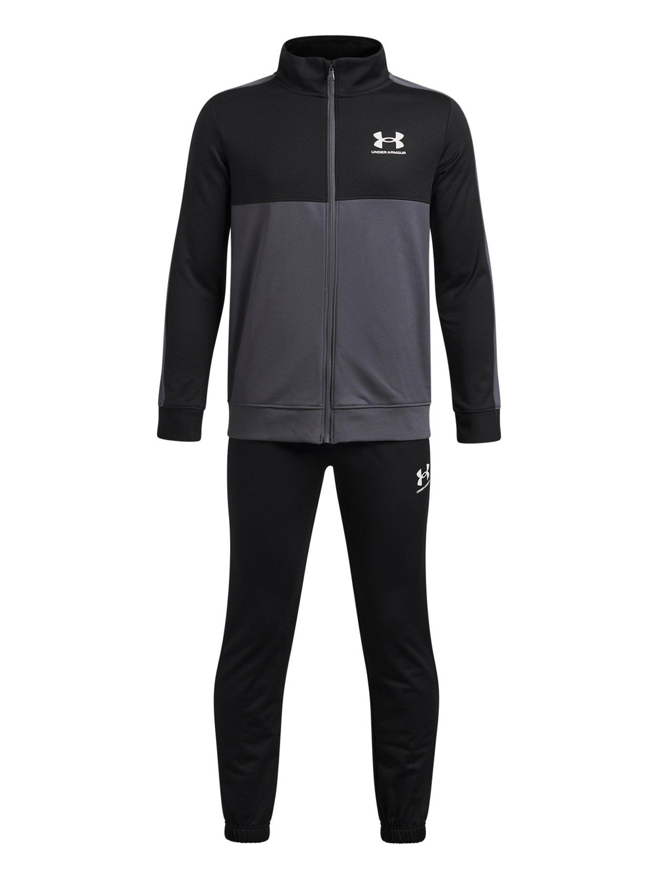Image 7 of 7 of UNDER ARMOUR Junior Boys Training Rival Knit Tracksuit - Black