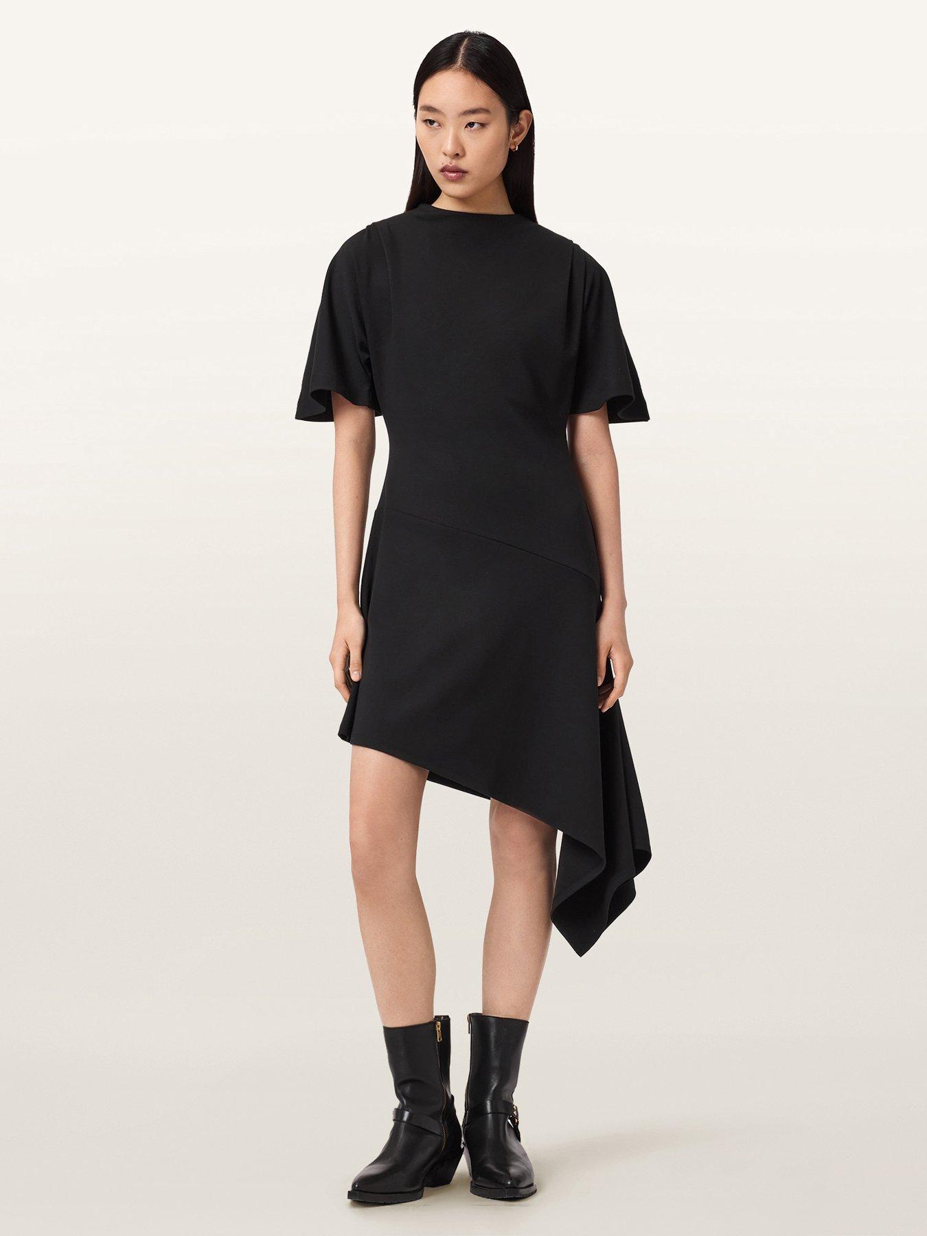 allsaints-rosa-mini-dress-blackfront