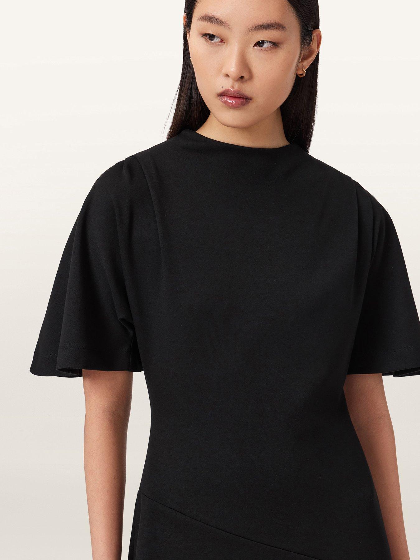 allsaints-rosa-mini-dress-blackoutfit
