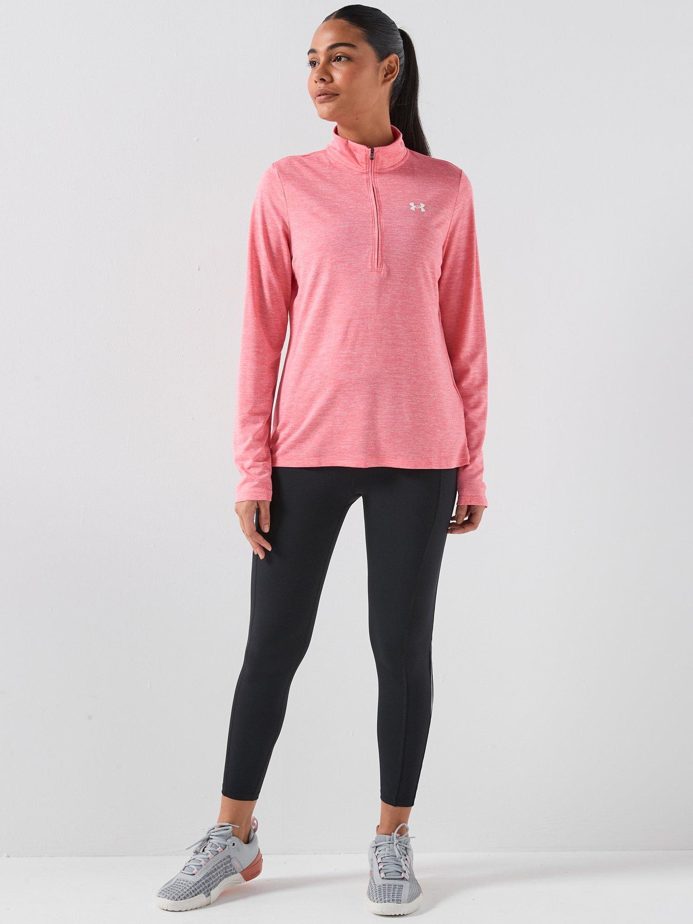 under-armour-womens-training-tech-12-zip-pinkback