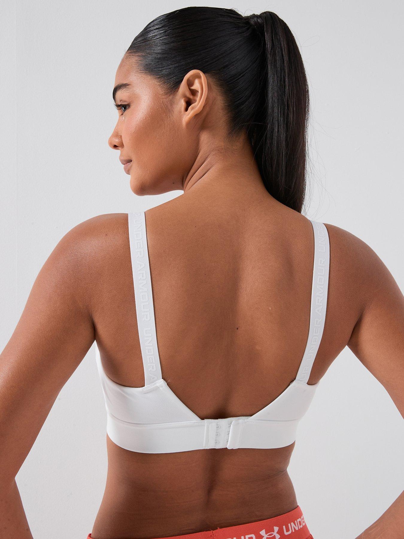 Image 2 of 6 of UNDER ARMOUR Womens Training Infinity Mid Bra - White