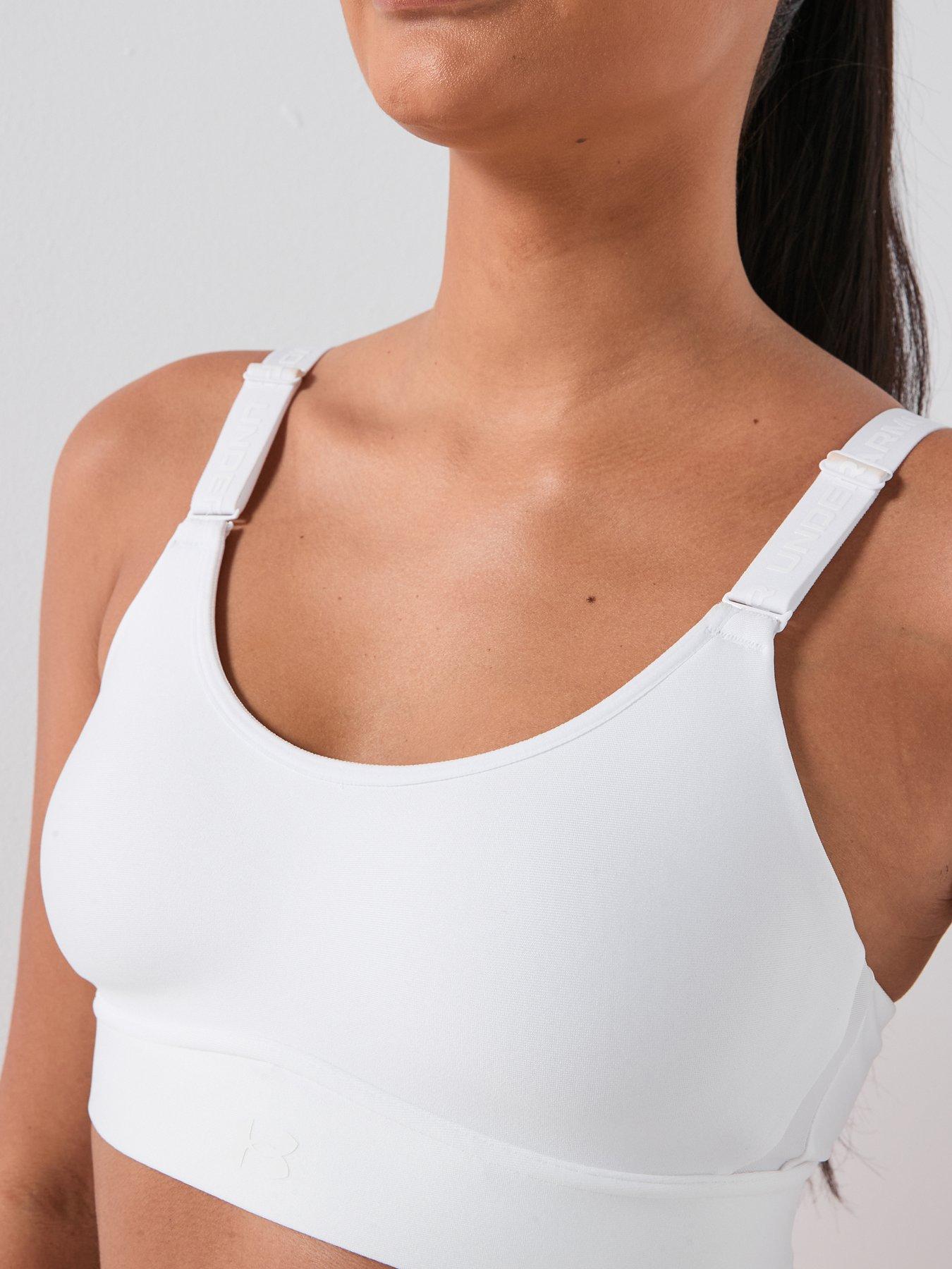 Image 5 of 6 of UNDER ARMOUR Womens Training Infinity Mid Bra - White