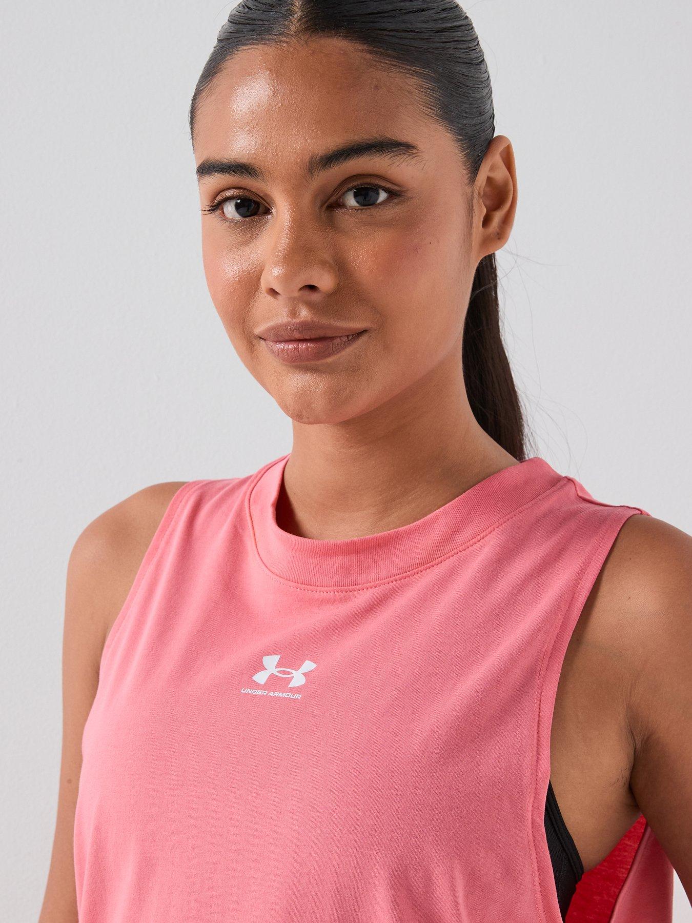 under-armour-womens-rival-muscle-tank-pinkoutfit