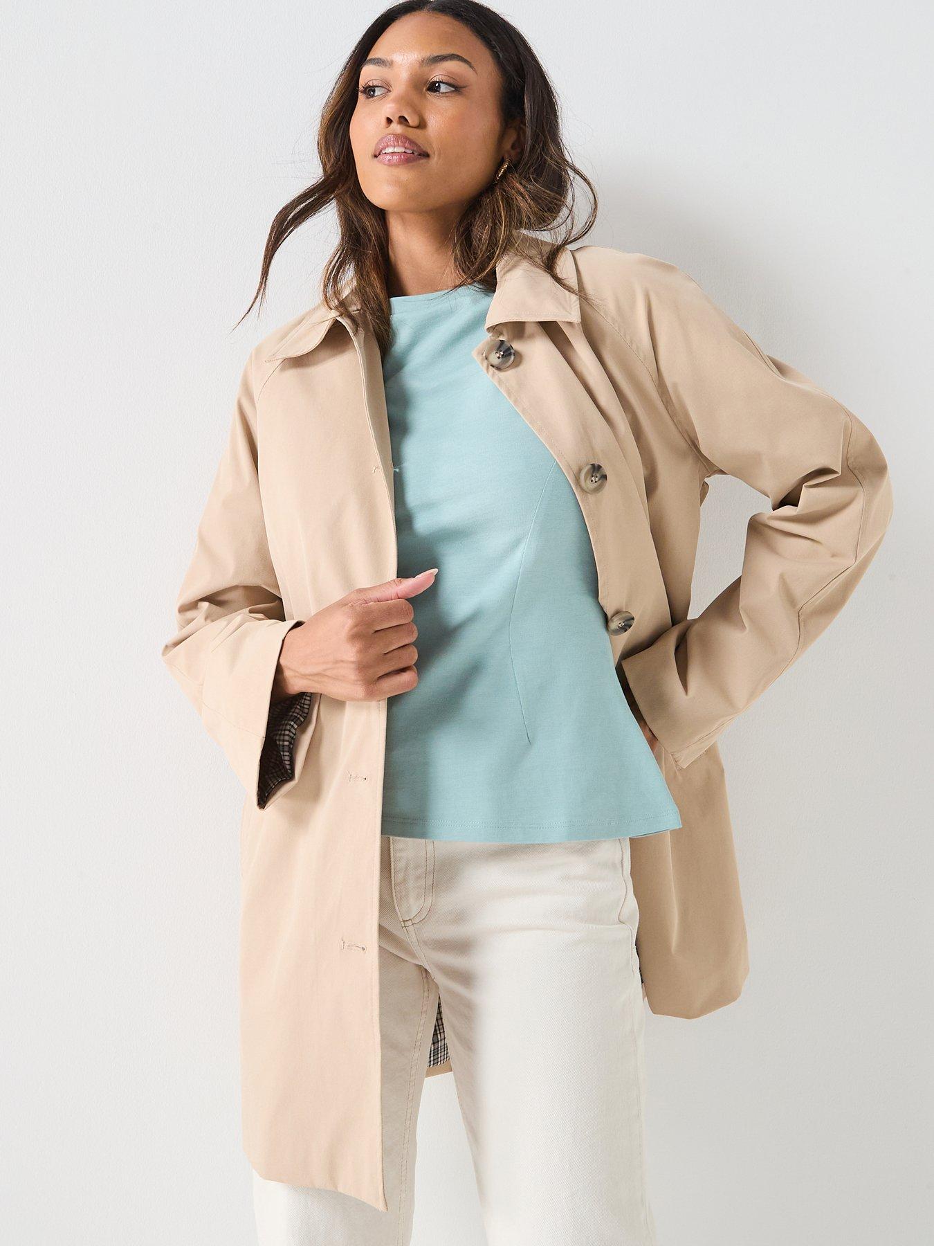 only-orchid-straight-button-front-coat-beige