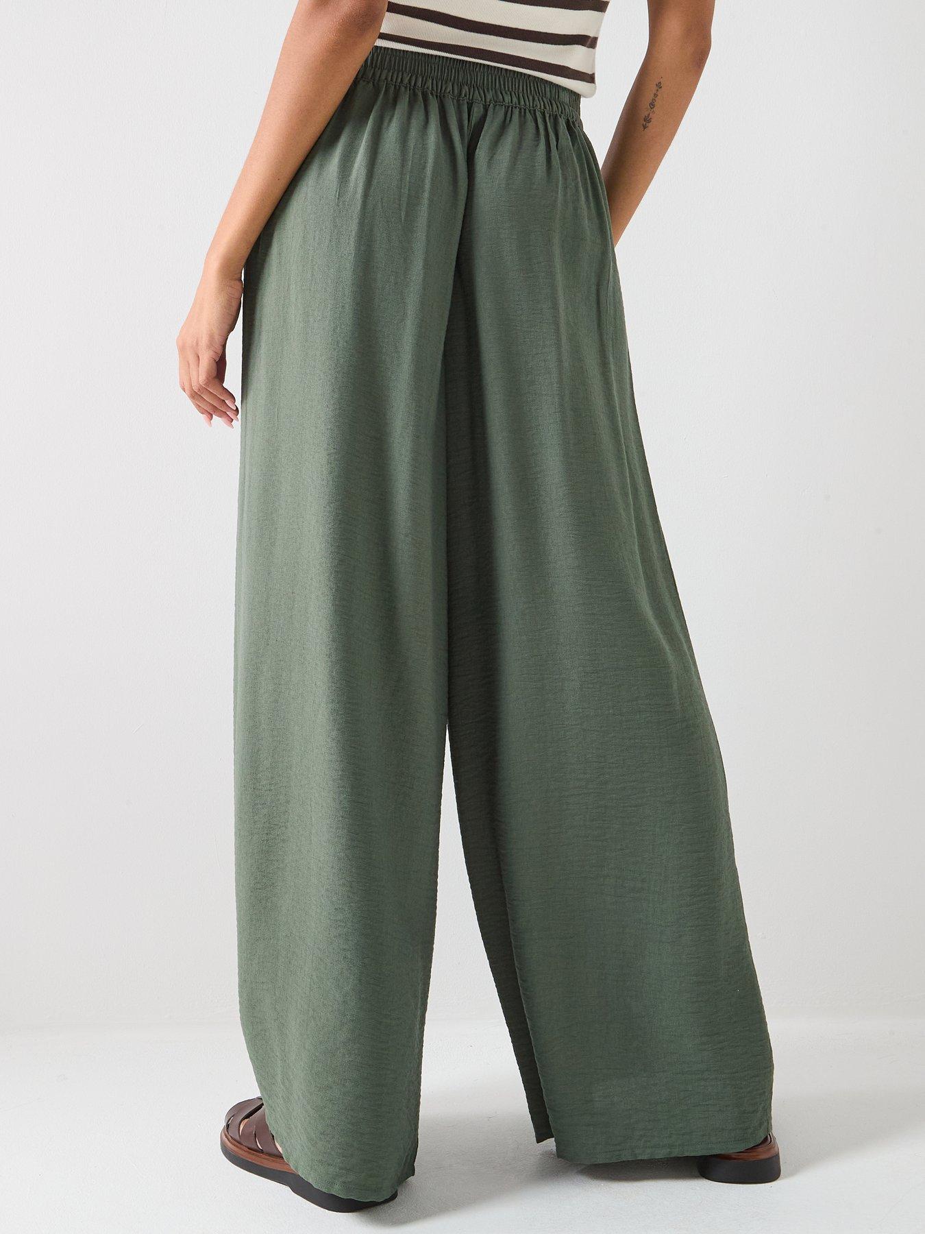 jdy-pepper-palazzo-trousers-greenstillFront