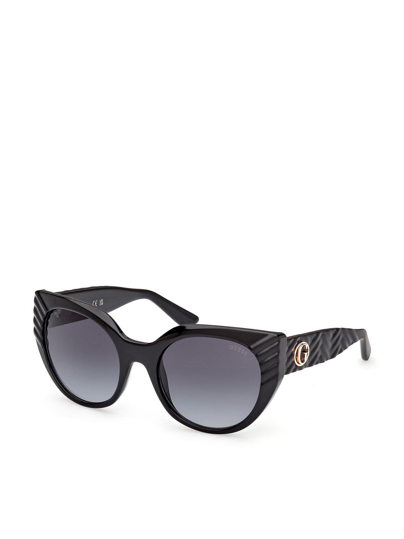 Guess Cat Eye Sunglasses - Shiny Black