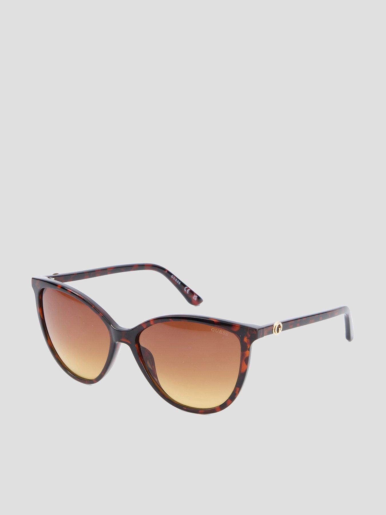 Image 1 of 5 of Guess Cat Eye Sunglasses - Dark Havana