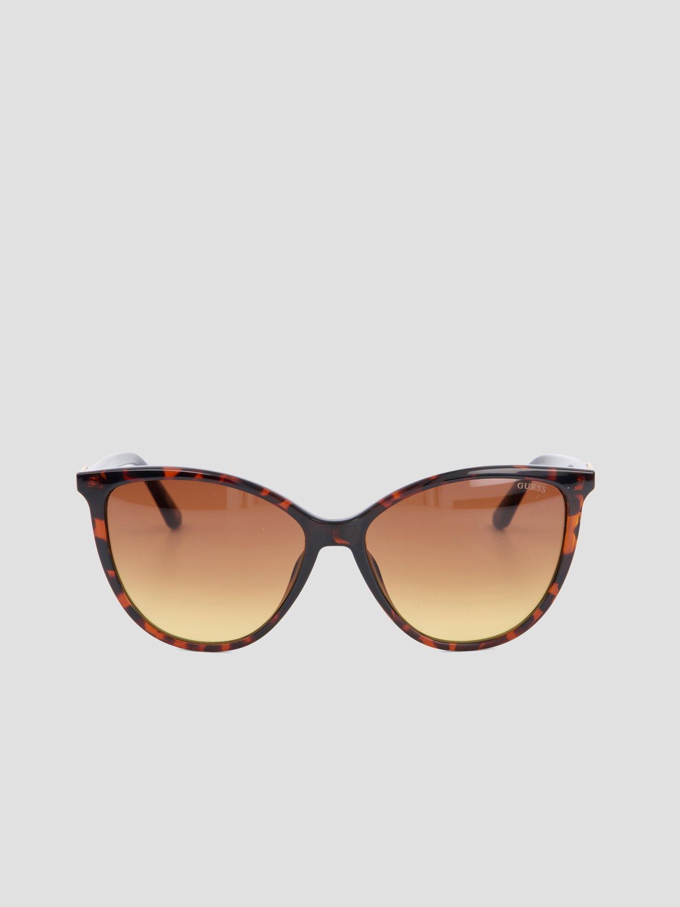 Image 2 of 5 of Guess Cat Eye Sunglasses - Dark Havana