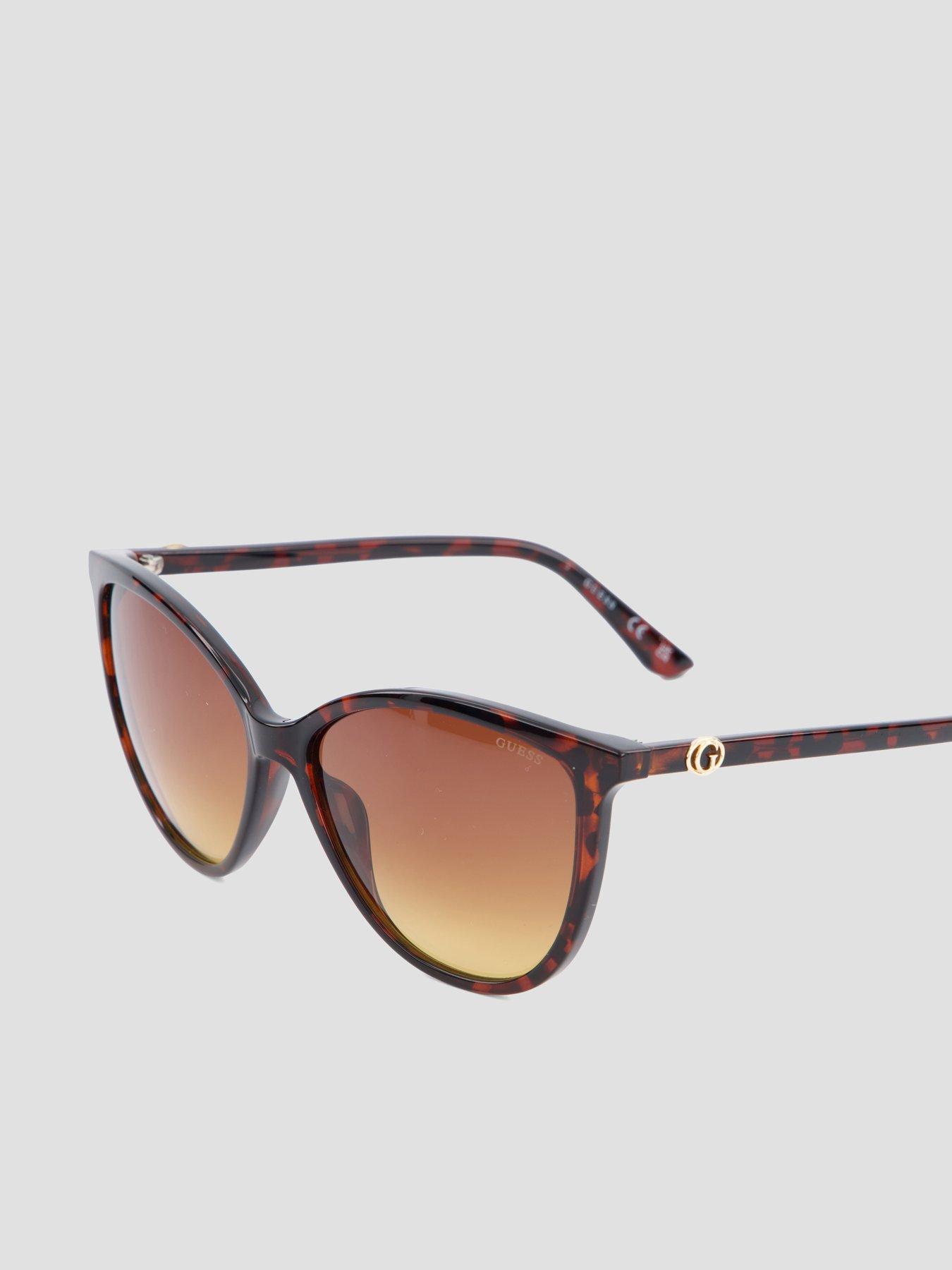 Image 3 of 5 of Guess Cat Eye Sunglasses - Dark Havana