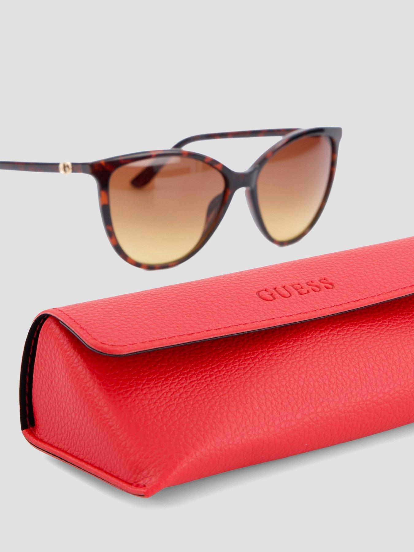 Image 5 of 5 of Guess Cat Eye Sunglasses - Dark Havana