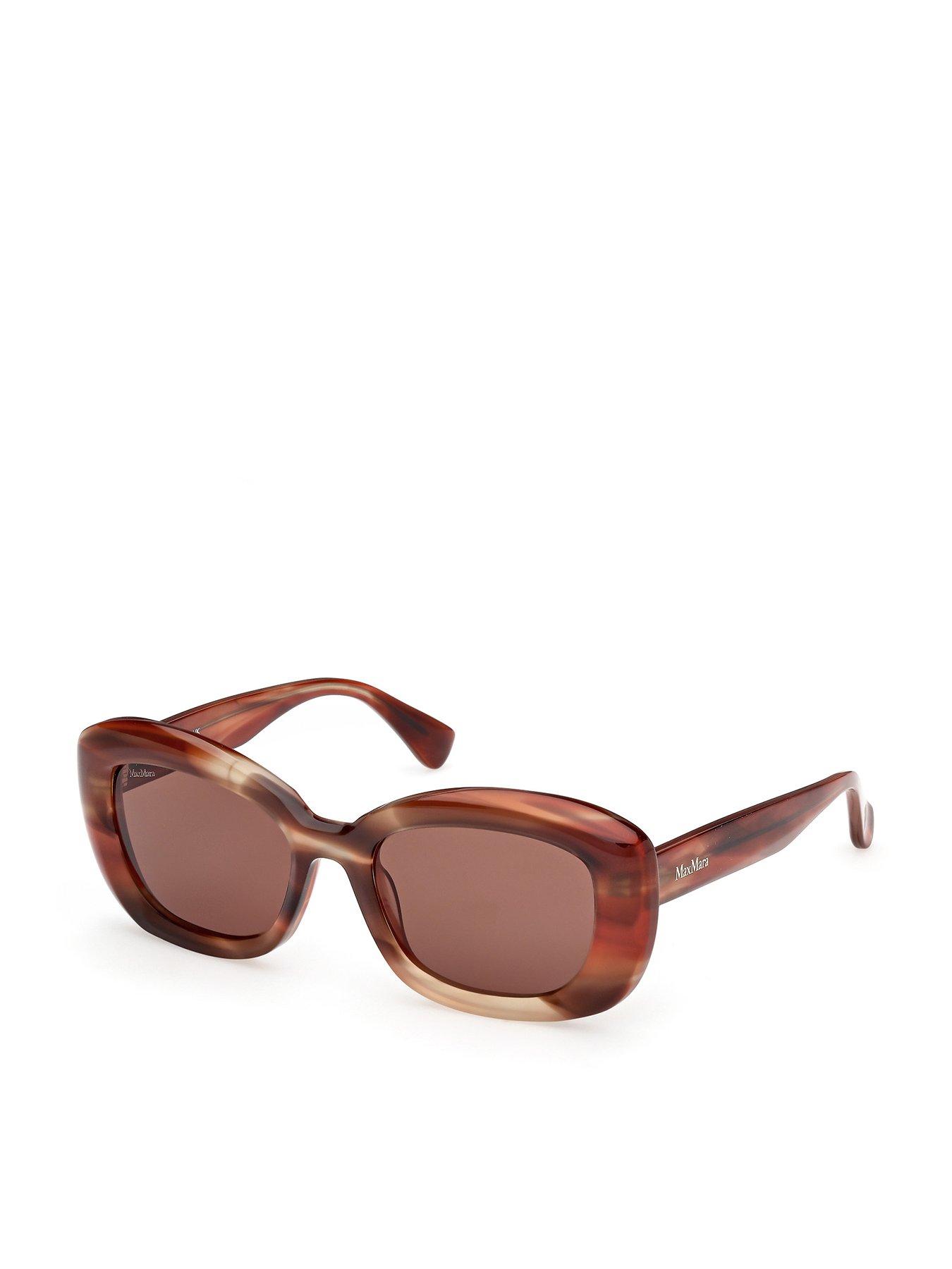 max-mara-elizabeth-round-sunglasses-redfront