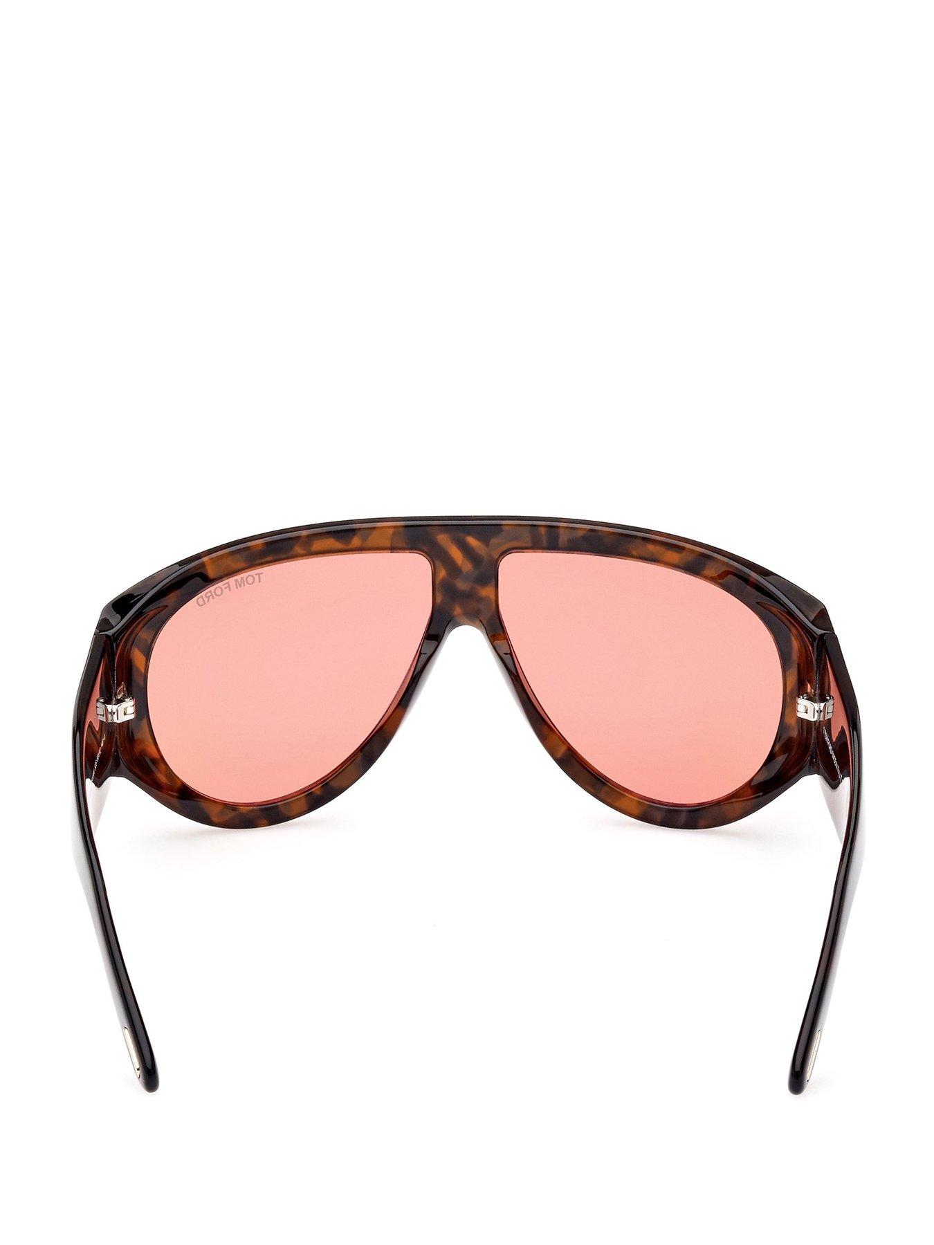 Image 5 of 7 of Tom Ford Bronson Pilot Sunglasses - Dark Havana