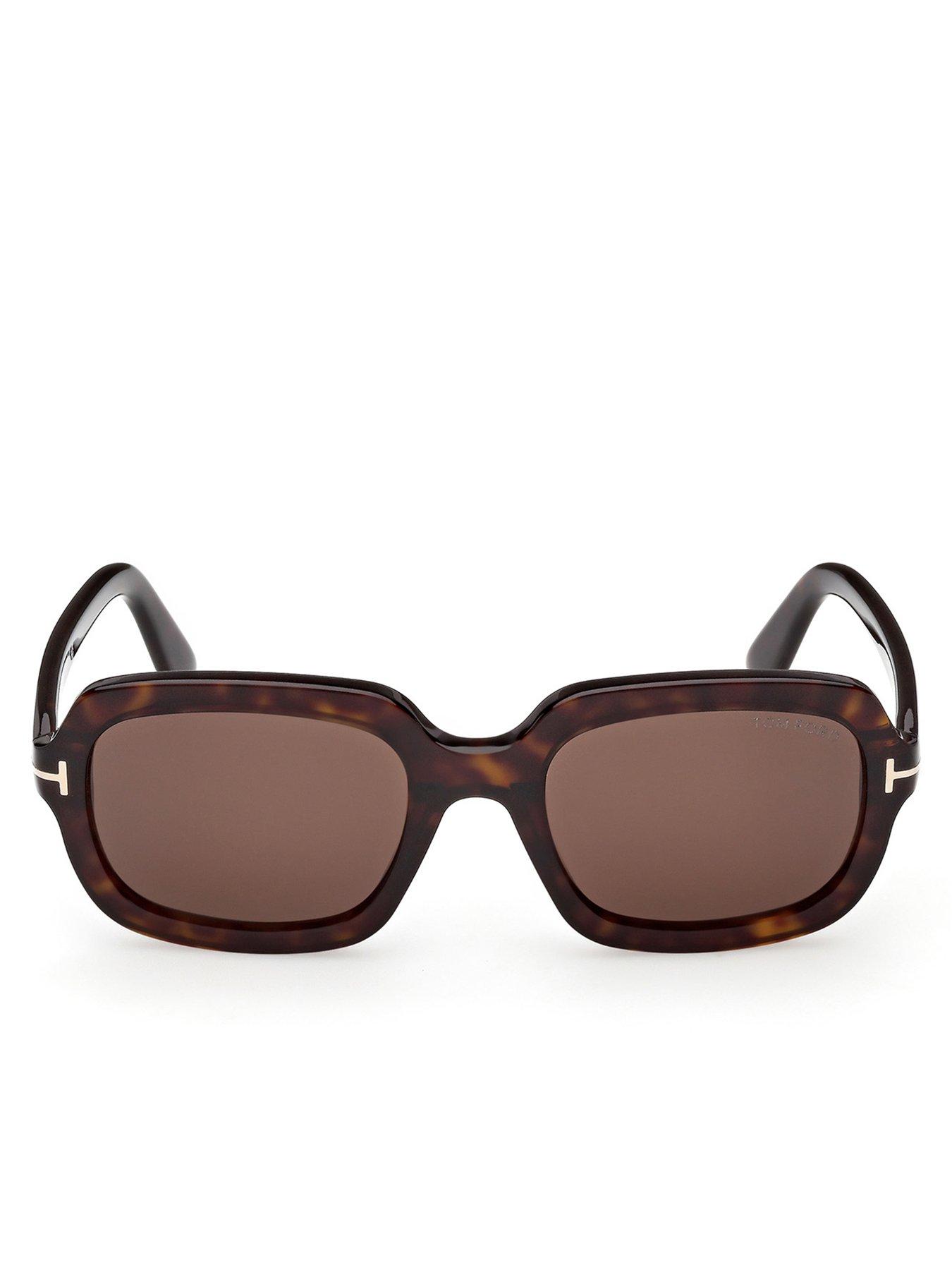 Image 2 of 5 of Tom Ford Lana-02 Rectangular Sunglasses - Dark Havana