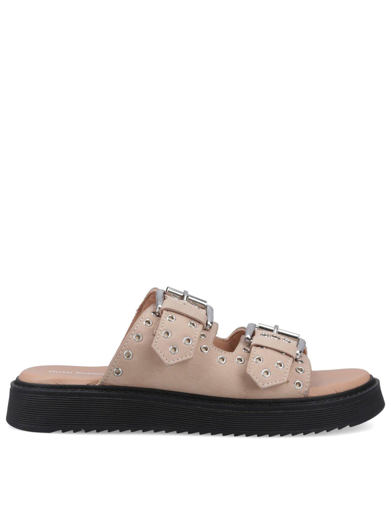 Image 1 of 7 of Hush Puppies Christine Mule Sandal-taupe