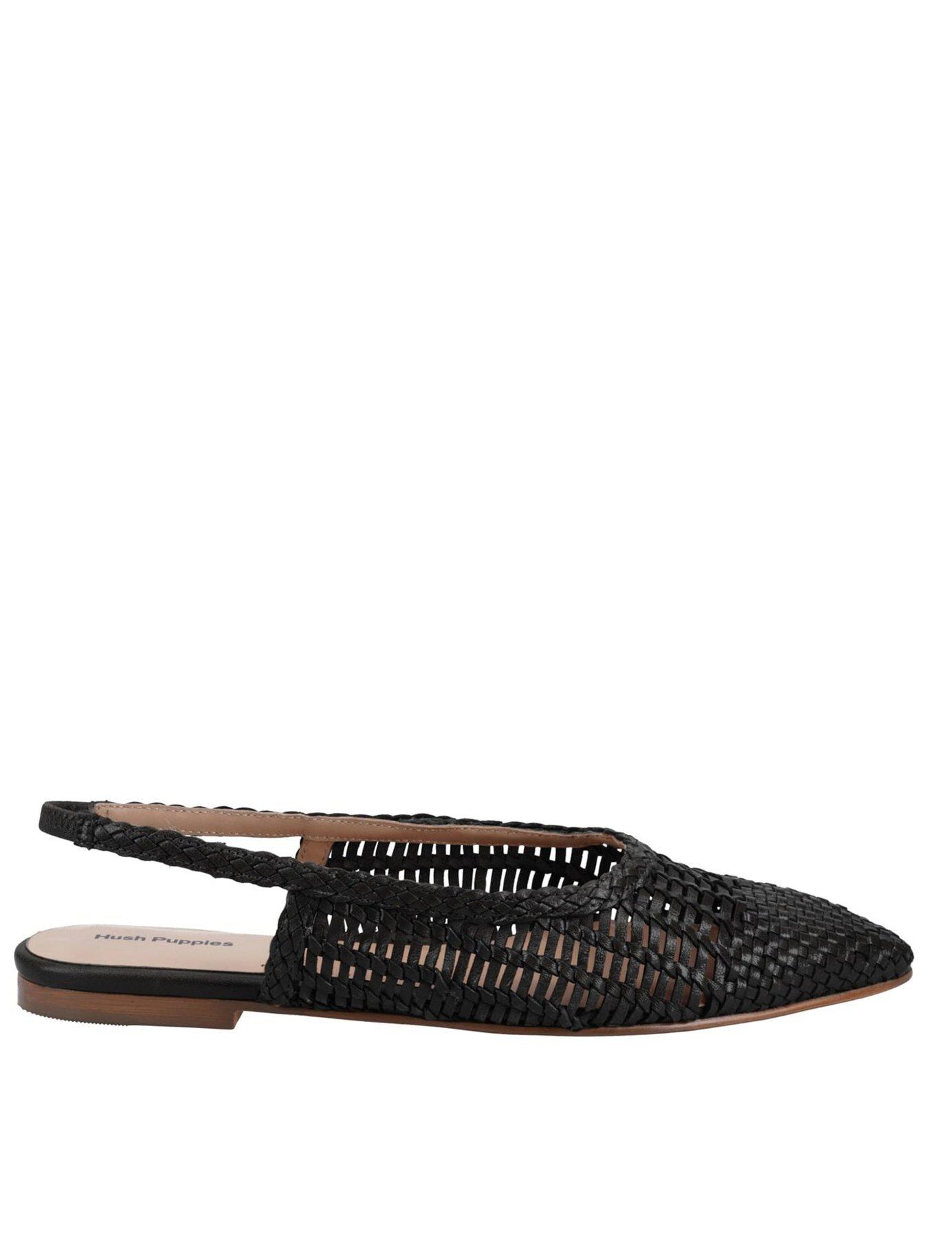 hush-puppies-dalia-woven-slingback-blackfront