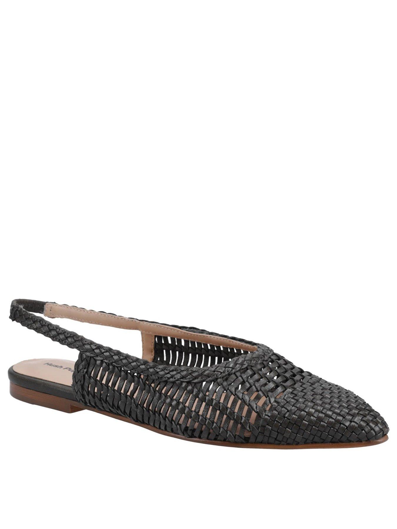 hush-puppies-dalia-woven-slingback-blackstillFront