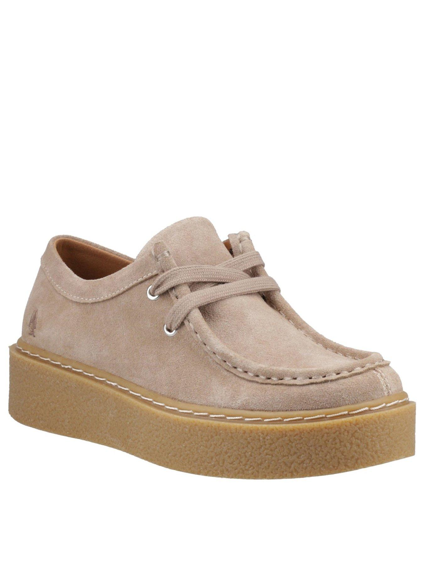 Image 2 of 5 of Hush Puppies Bridie Suede Mocc Toe-taupe Suede