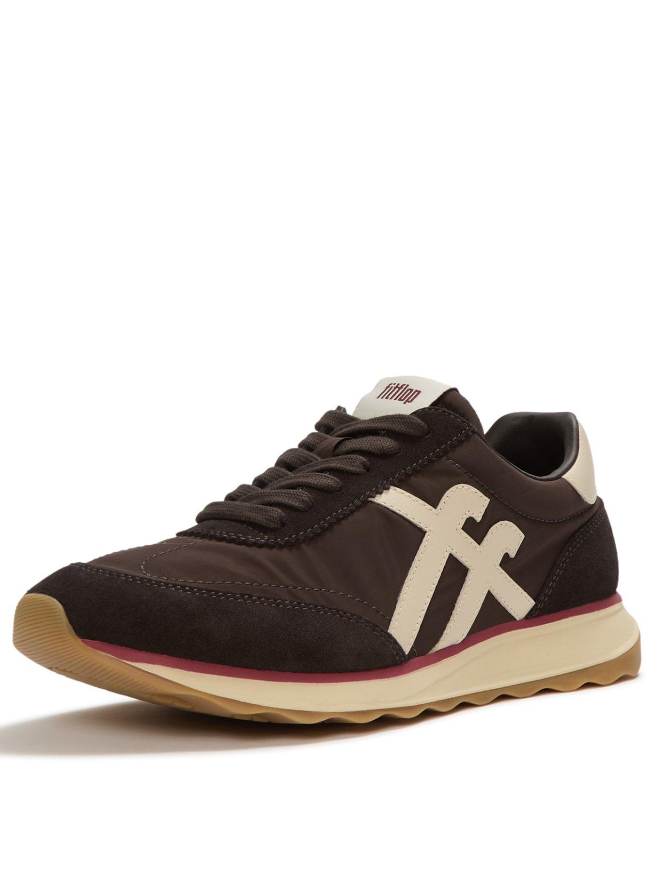 Image 3 of 6 of FitFlop Retro-q Ff Fabric/suede Sneakers