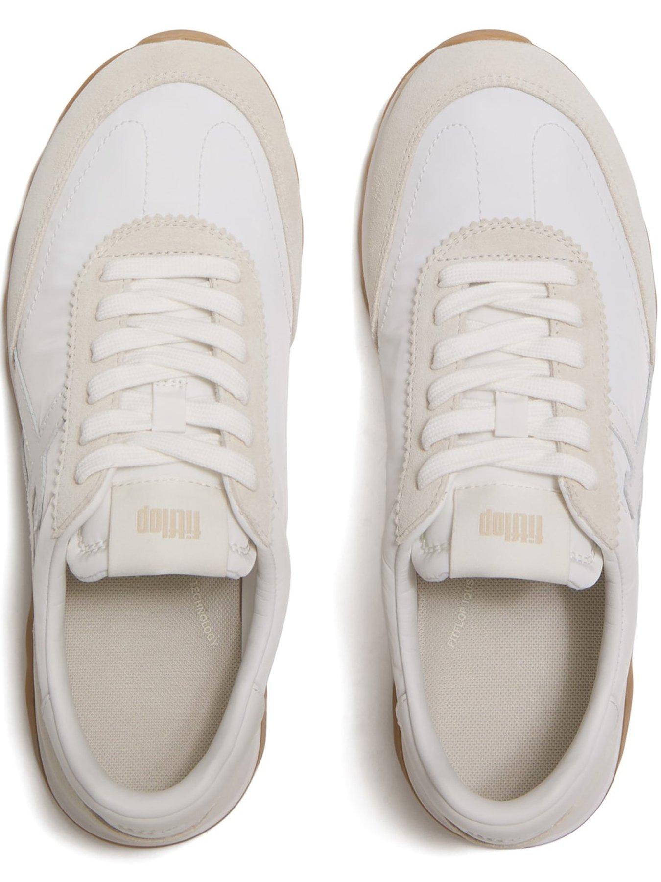 Image 3 of 5 of FitFlop Retro-q Ff Fabric/suede Sneakers