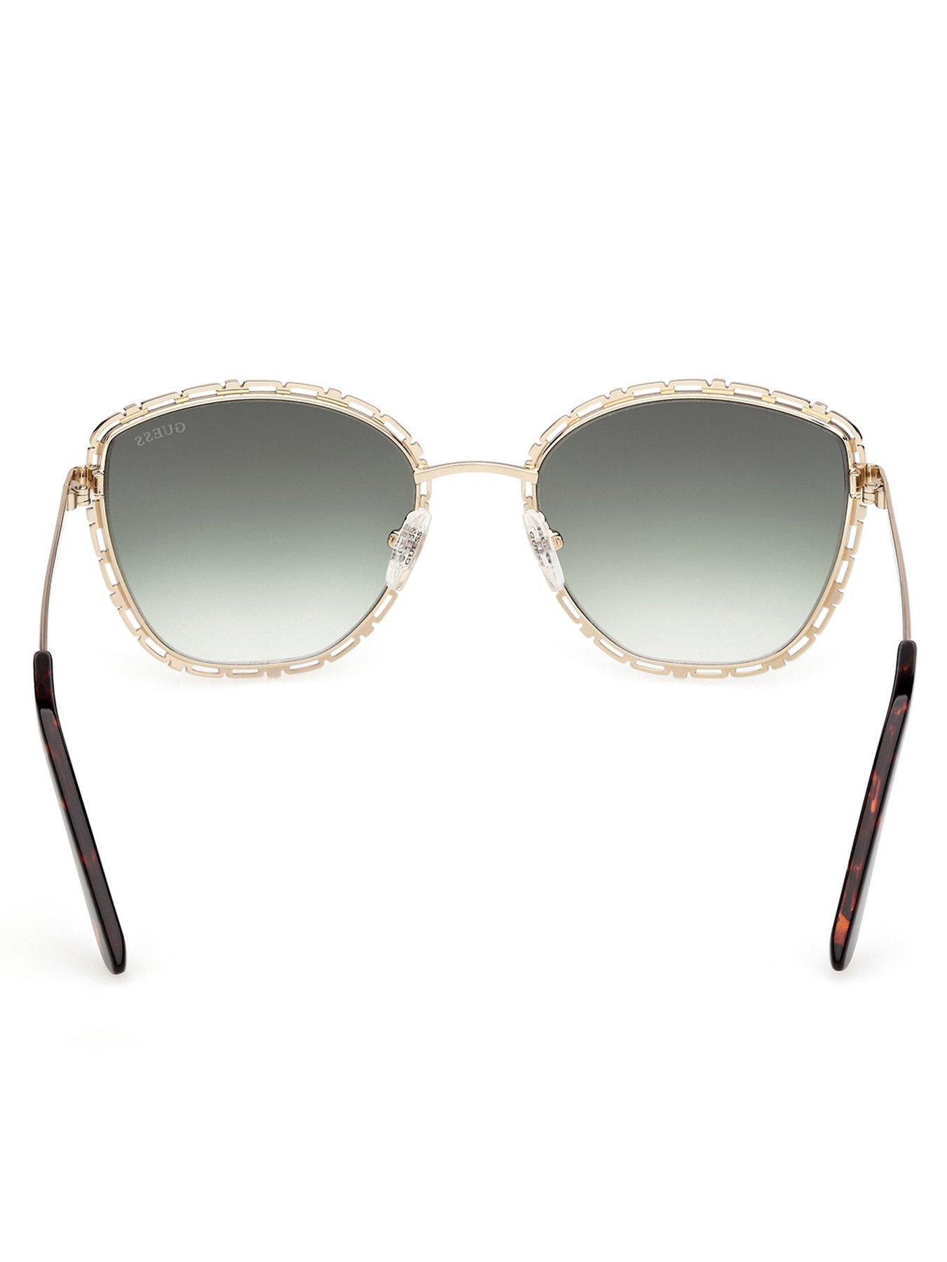 Image 4 of 5 of Guess Round Sunglasses - Gold