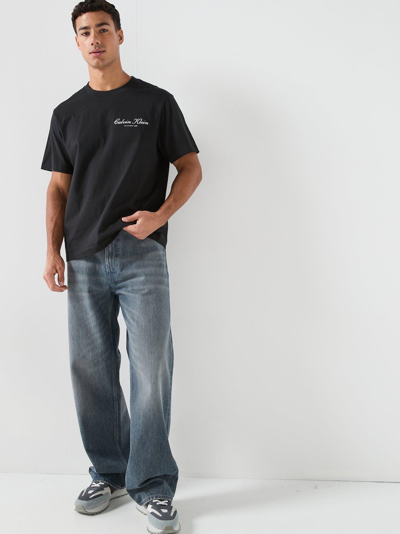 Image 3 of 6 of Calvin Klein Jeans 20S March Graphic T-Shirt - Black