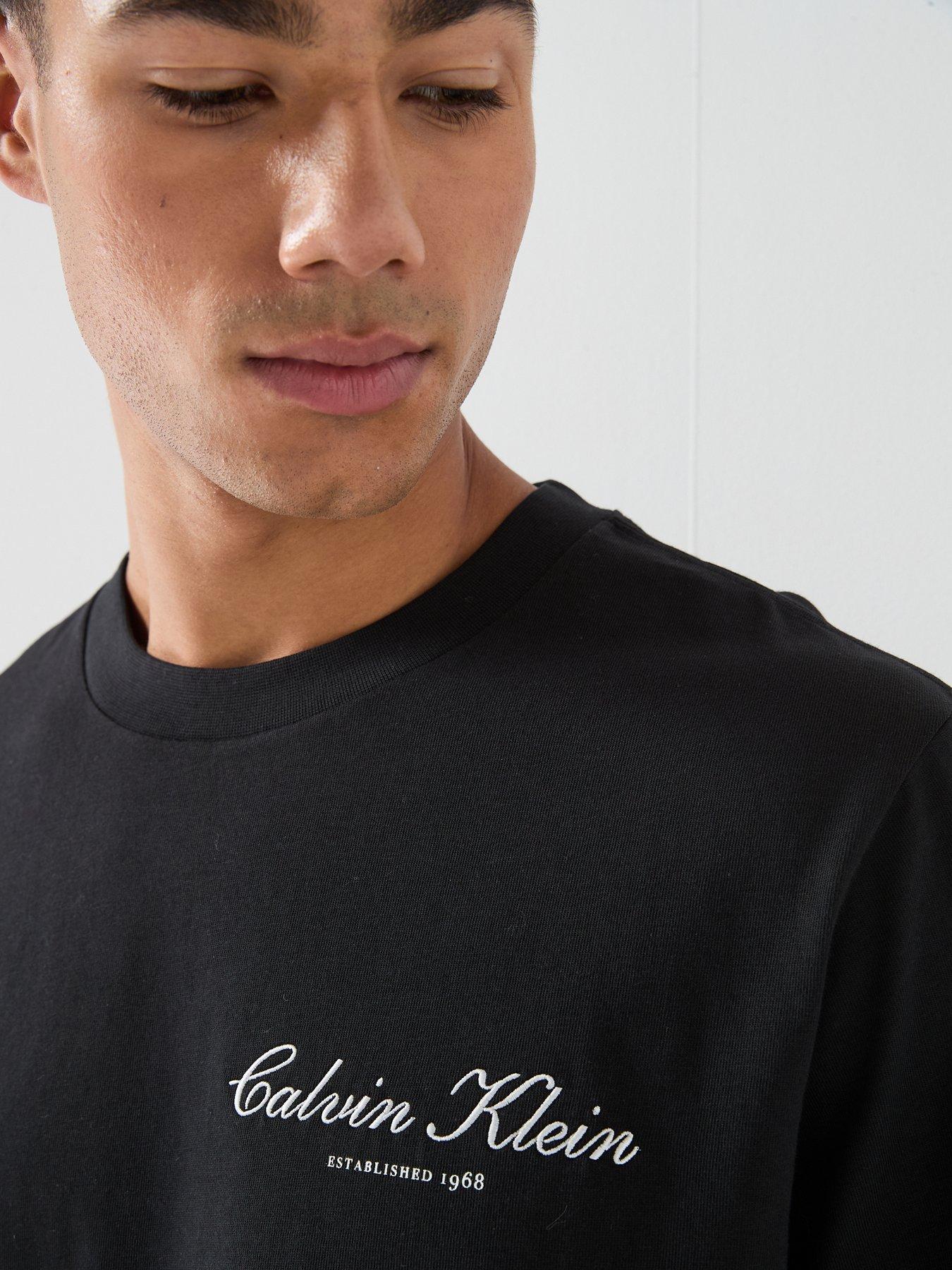 Image 4 of 6 of Calvin Klein Jeans 20S March Graphic T-Shirt - Black