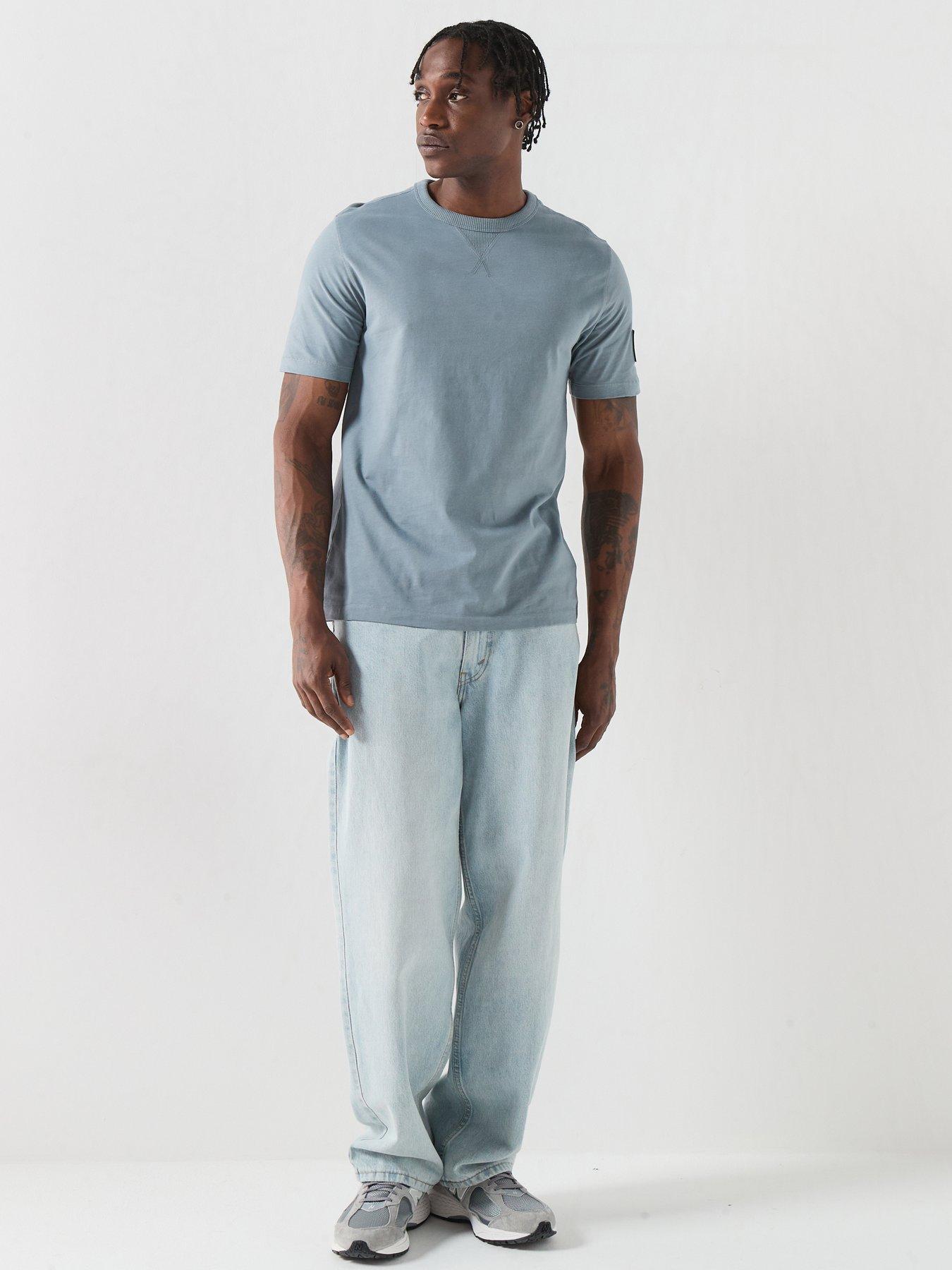 Image 3 of 6 of Calvin Klein Badge T-Shirt - Grey