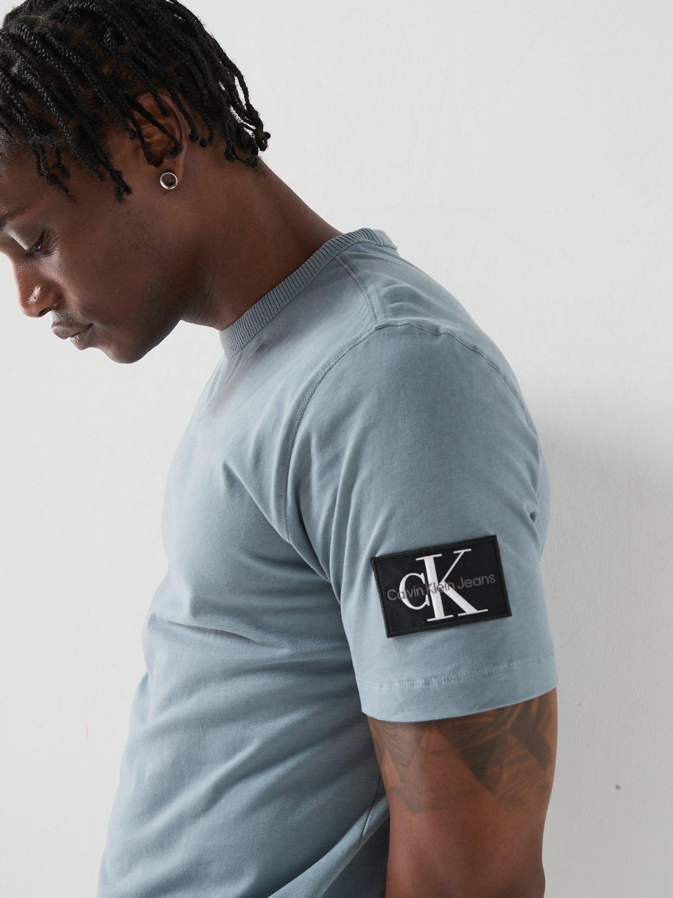 Image 6 of 6 of Calvin Klein Badge T-Shirt - Grey