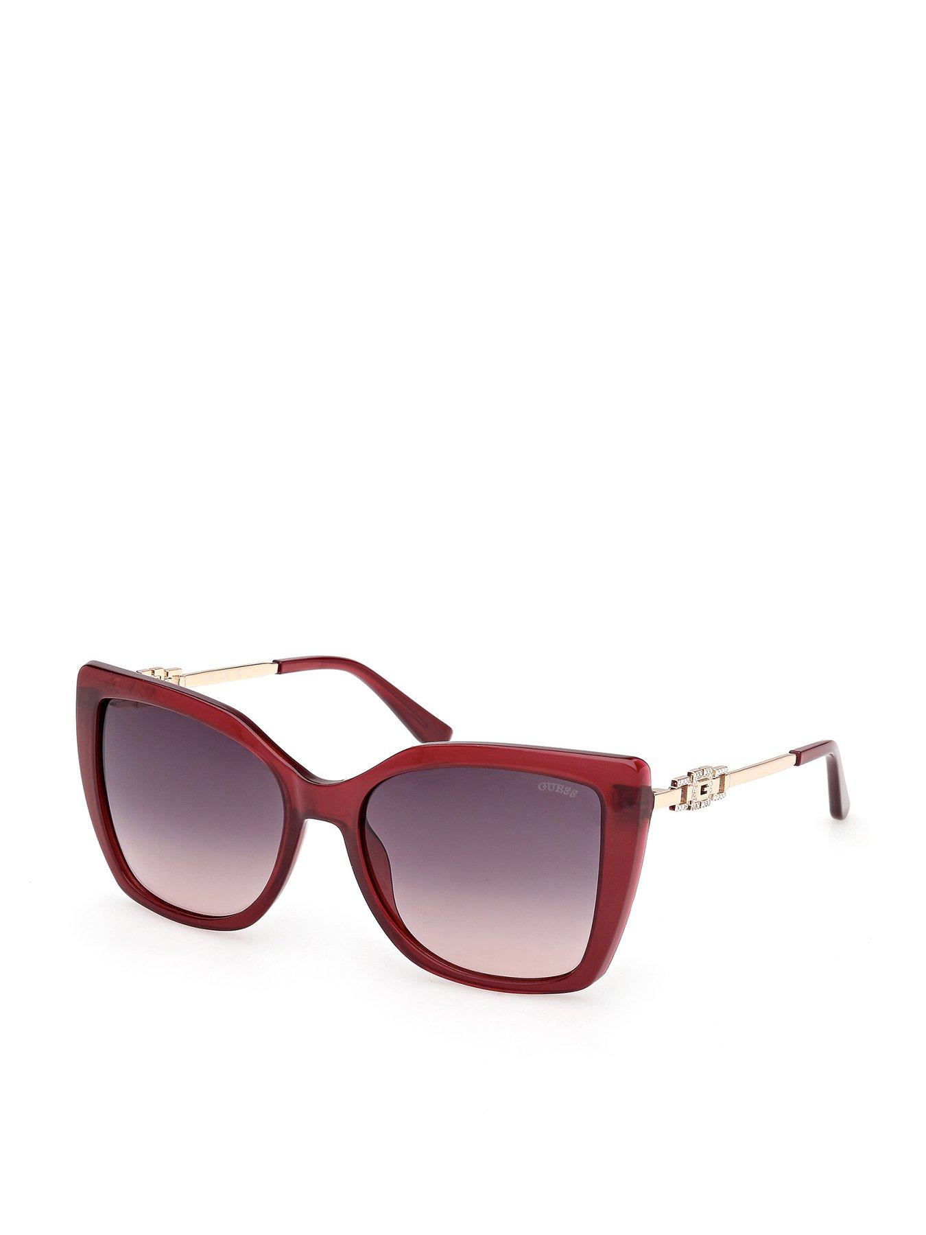guess-square-sunglasses-shiny-bordeauxfront