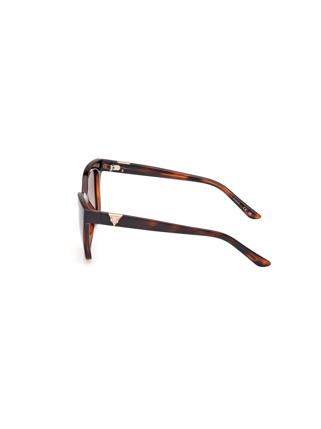 Image 3 of 7 of Guess Square Sunglasses - Dark Havana