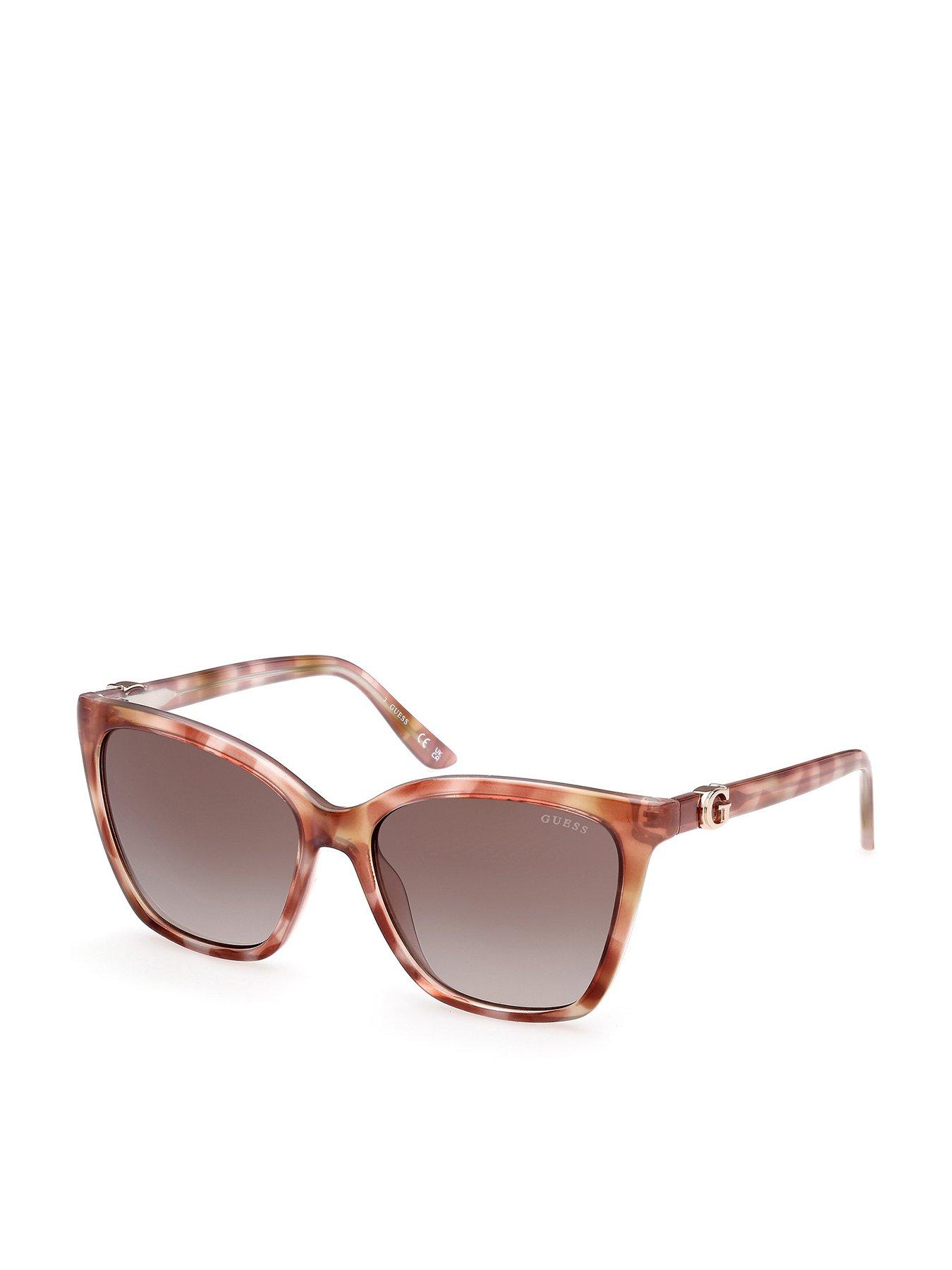 Guess Square Sunglasses - Light Brown