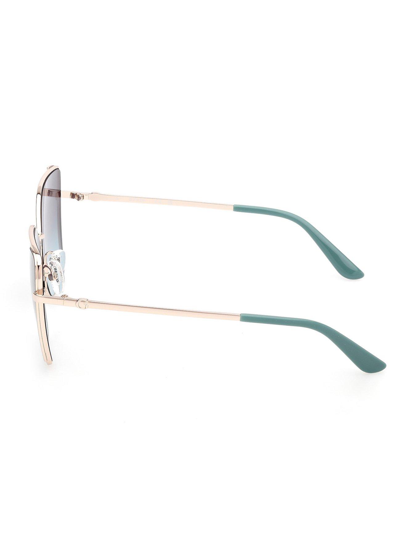 Image 2 of 6 of Guess Butterfly Sunglasses - Gold