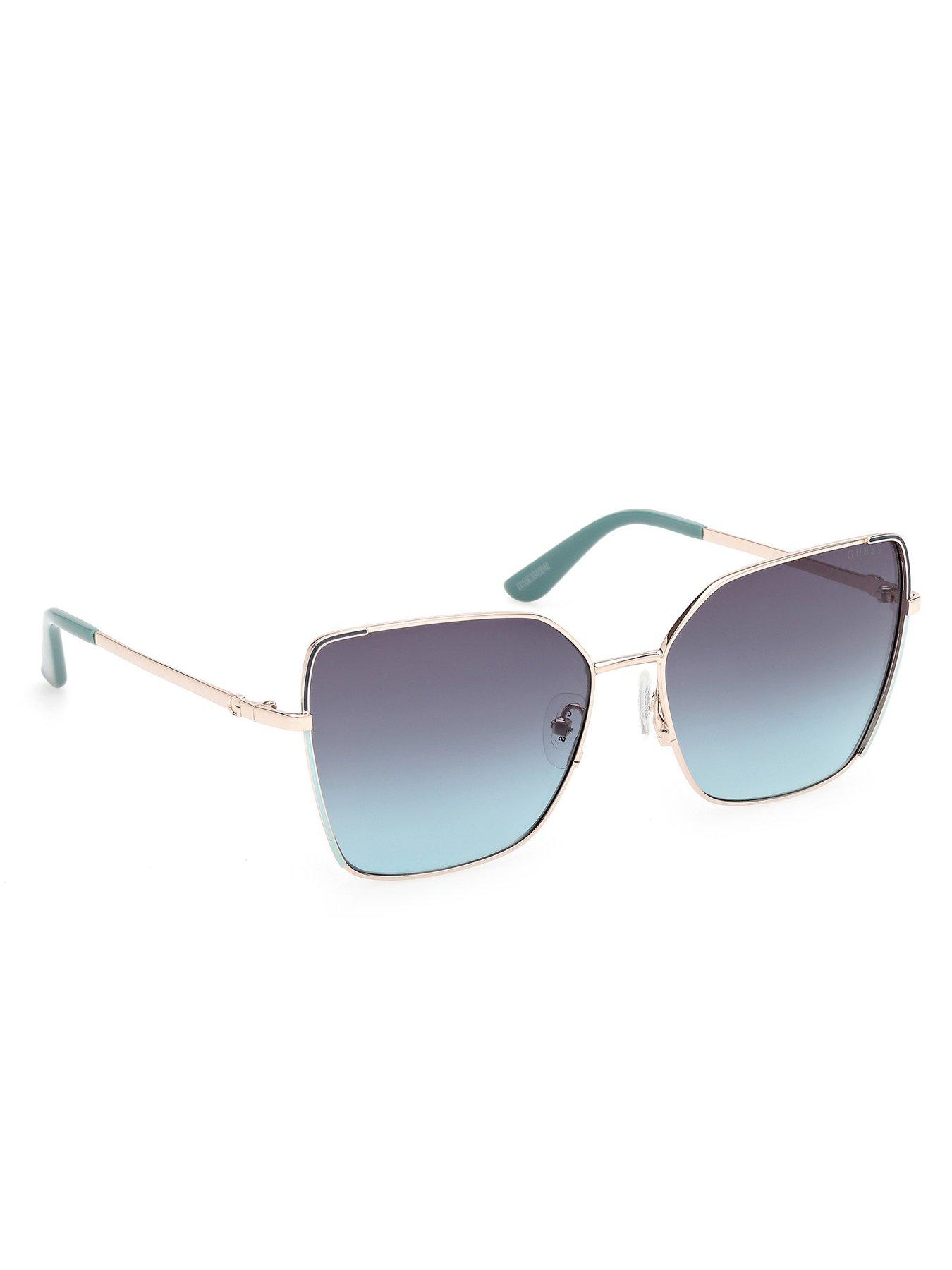 Image 6 of 6 of Guess Butterfly Sunglasses - Gold