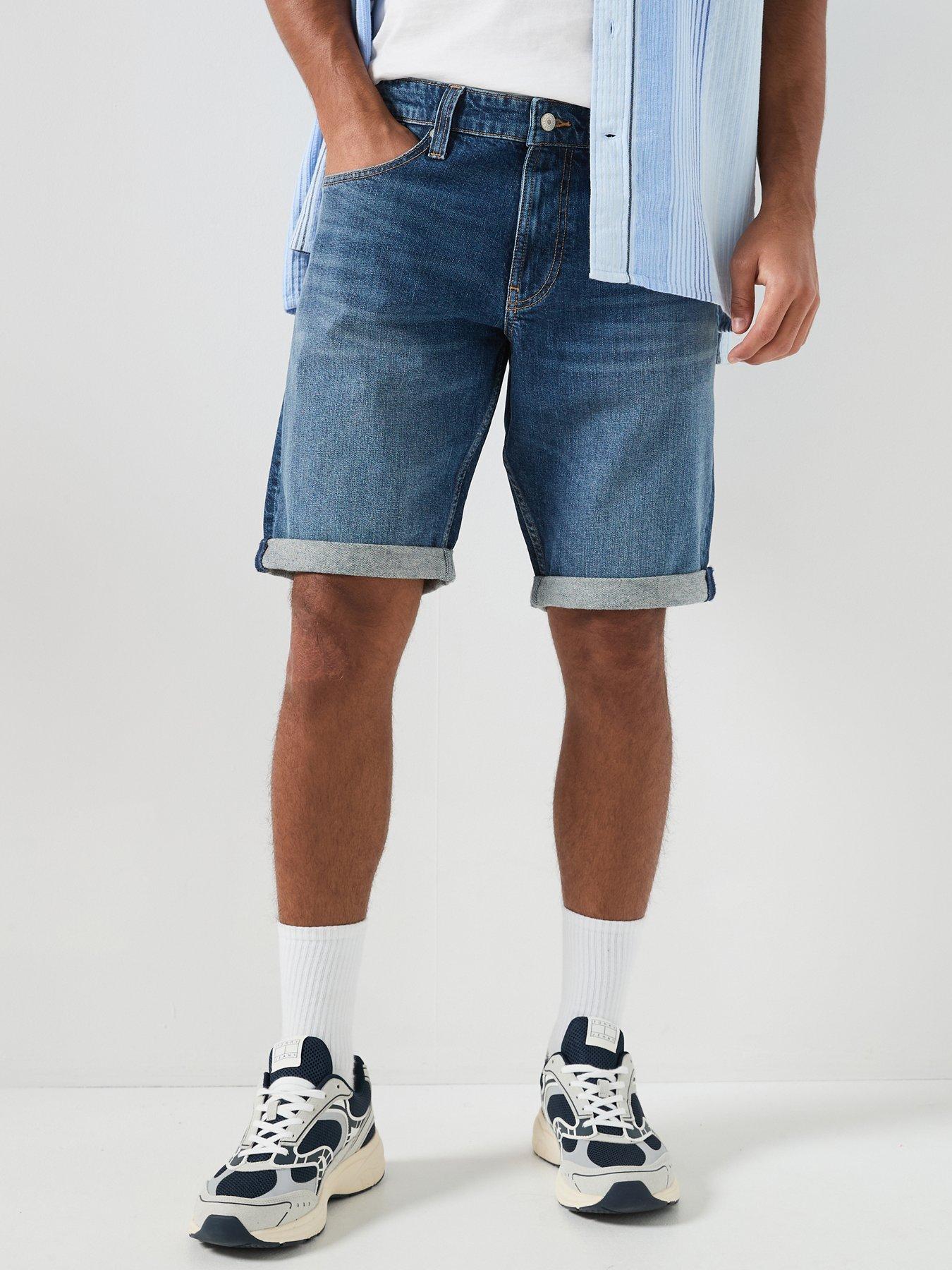 Image 1 of 5 of Tommy Jeans Ronnie Denim Shorts - Dark Blue