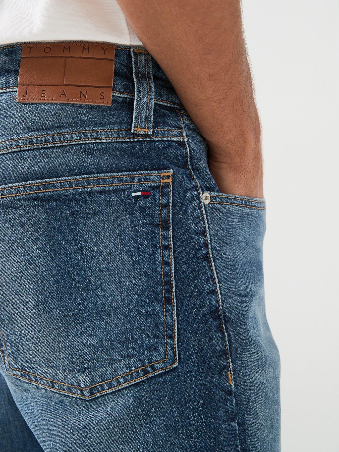 Image 5 of 5 of Tommy Jeans Ronnie Denim Shorts - Dark Blue