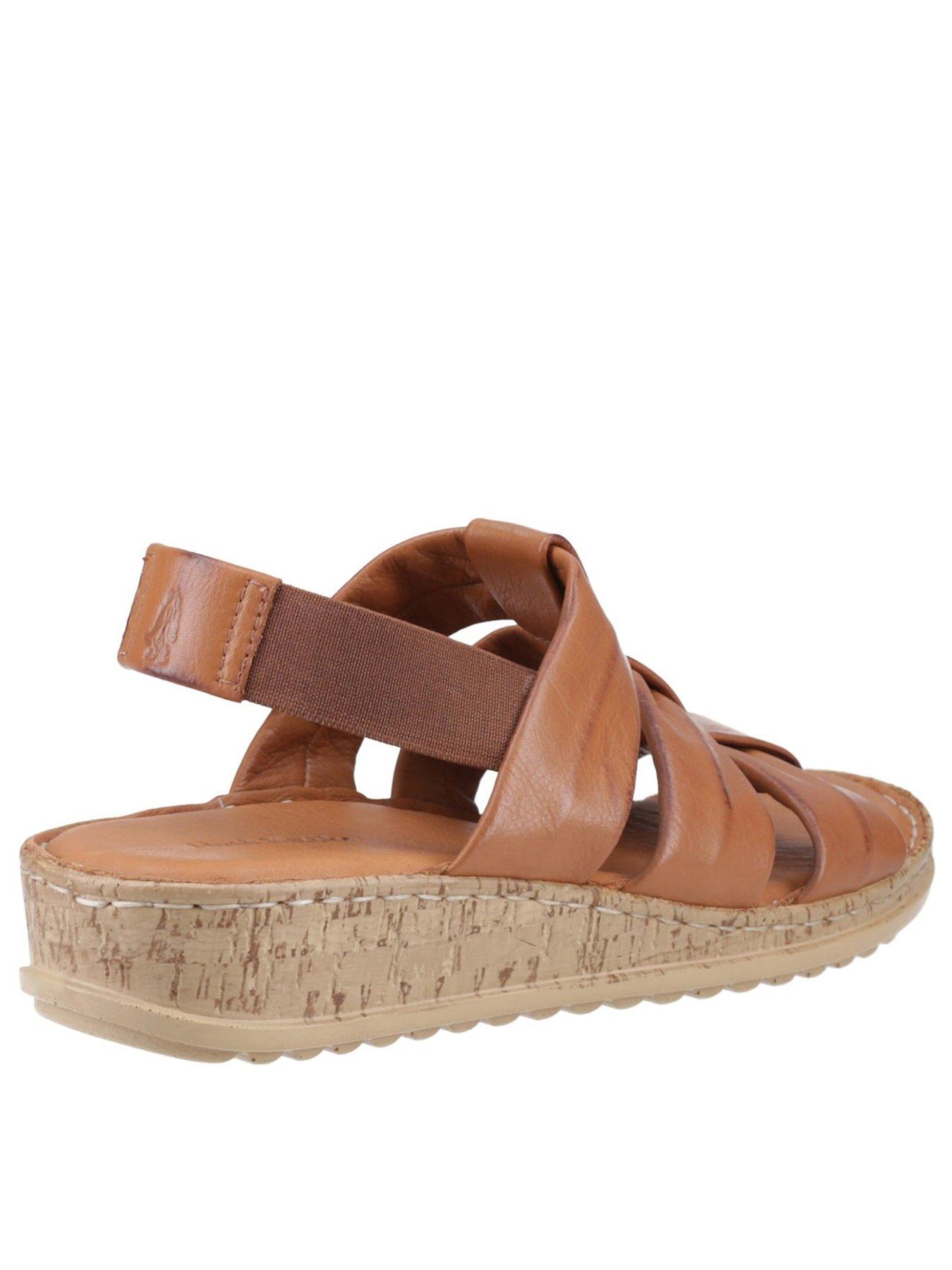 Image 3 of 5 of Hush Puppies Eden Wide Fit Sandal-tan