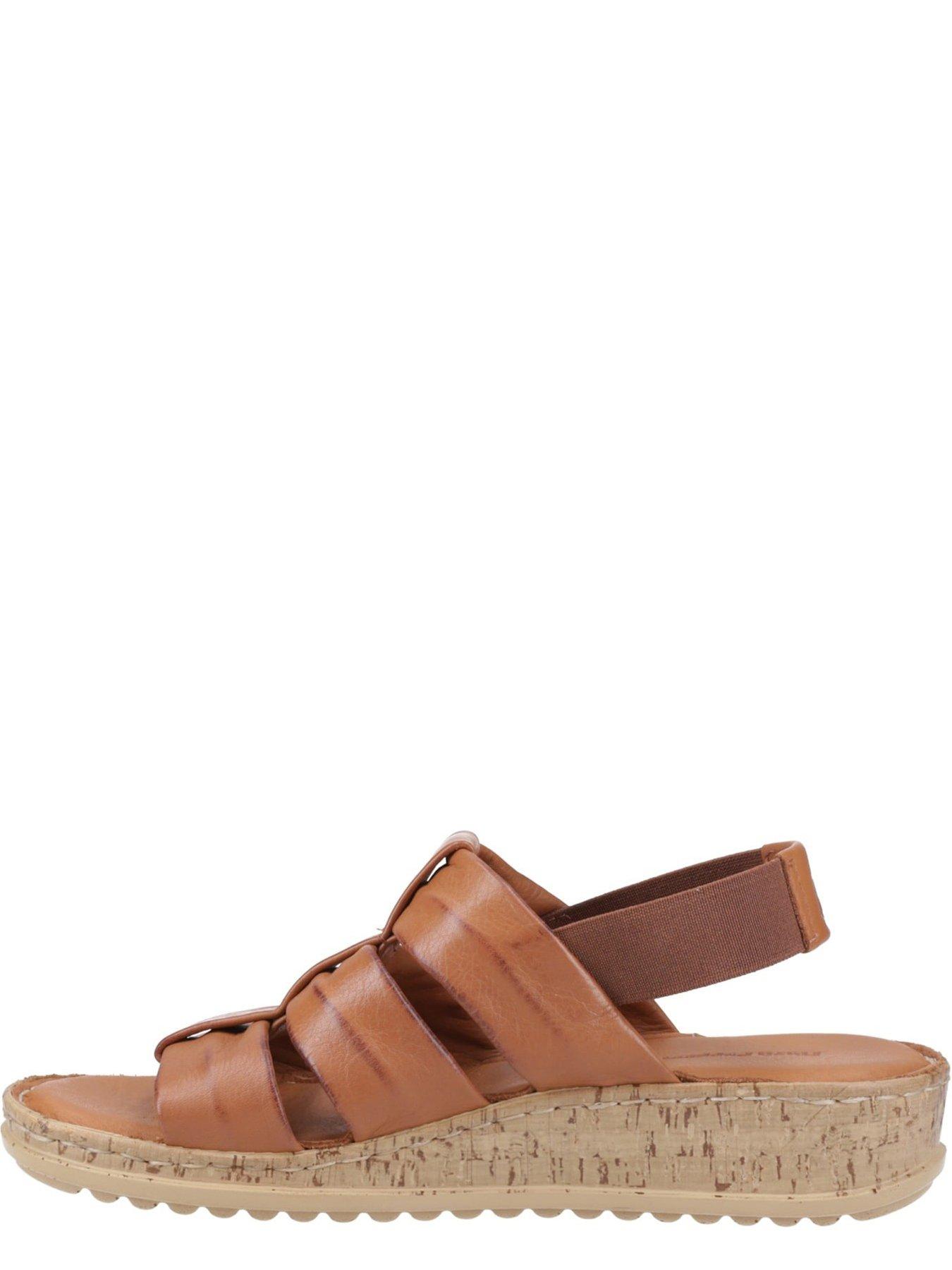 Image 4 of 5 of Hush Puppies Eden Wide Fit Sandal-tan