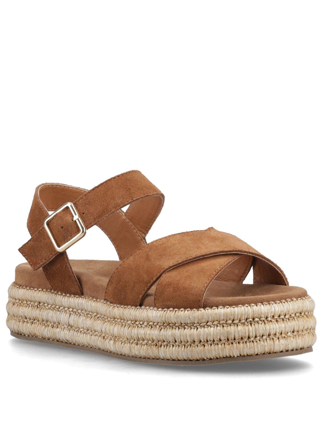 Image 2 of 5 of Hush Puppies Rosa Raffia Sandal-tan