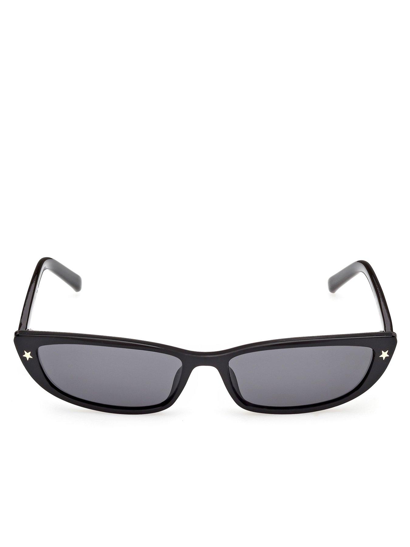 Image 2 of 5 of Guess Jeans Cat Eye Sunglasses - Shiny Black