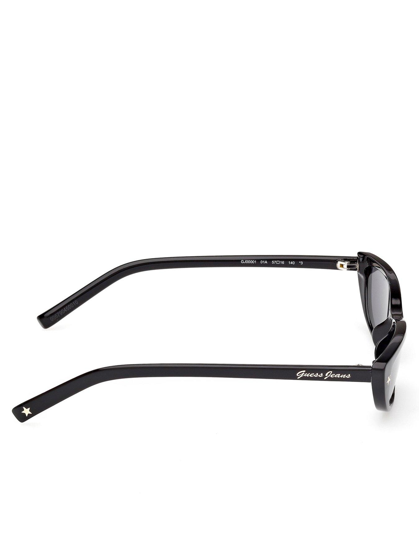 Image 5 of 5 of Guess Jeans Cat Eye Sunglasses - Shiny Black