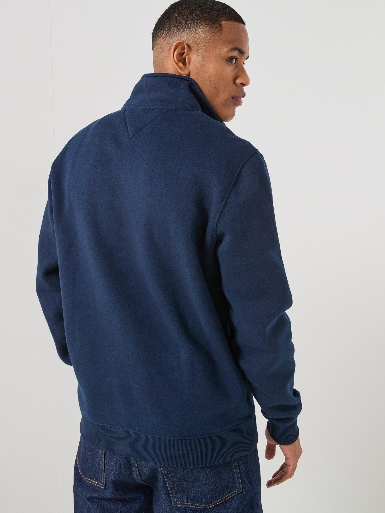 tommy-jeans-14-zip-sweatshirt-navystillFront
