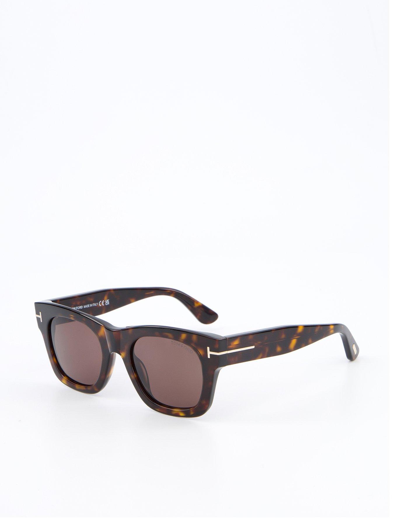 Tom Ford Emma Square Sunglasses - Dark Havana