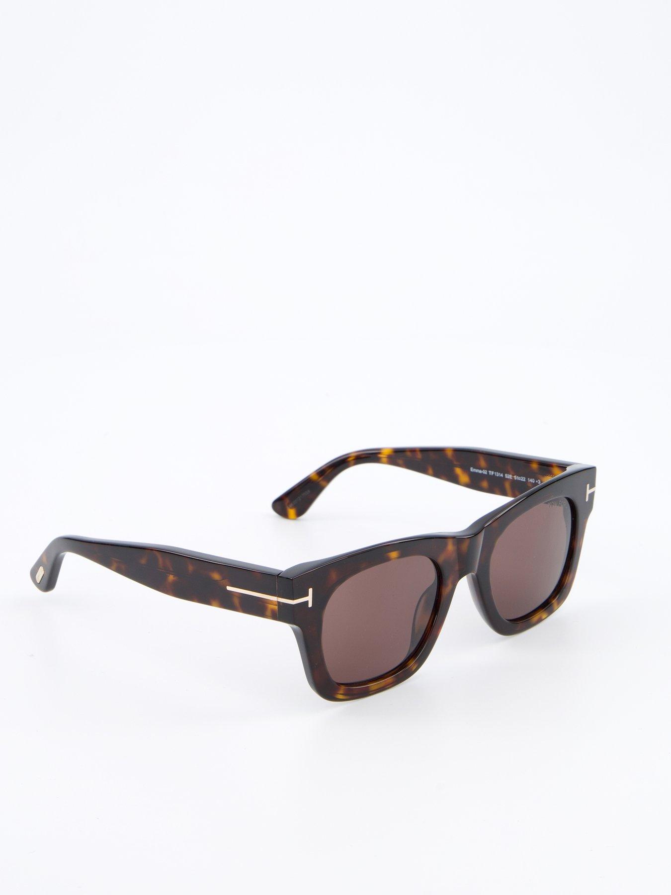 Image 2 of 4 of Tom Ford Emma Square Sunglasses - Dark Havana