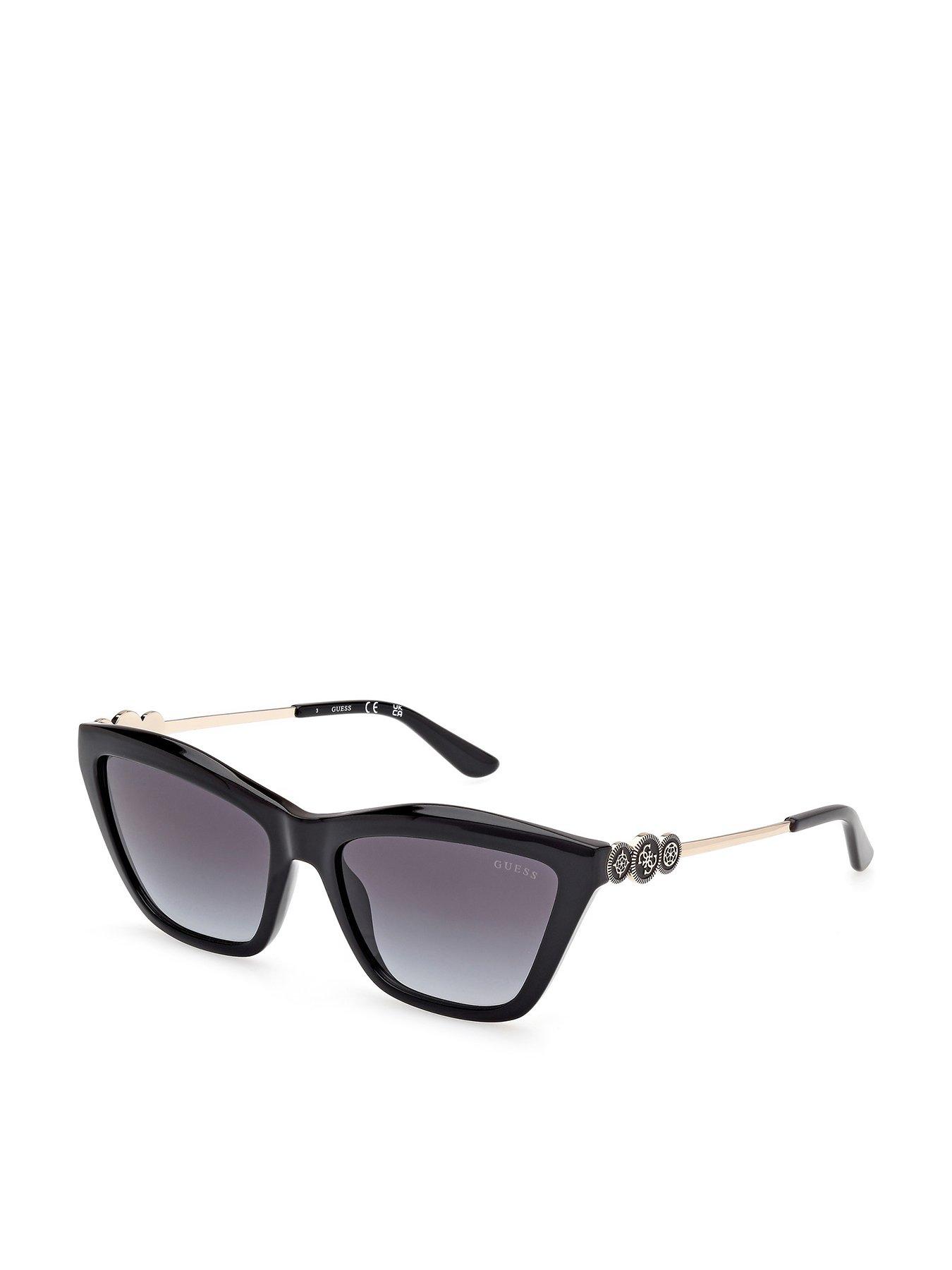 guess-rectangular-sunglasses-blackfront