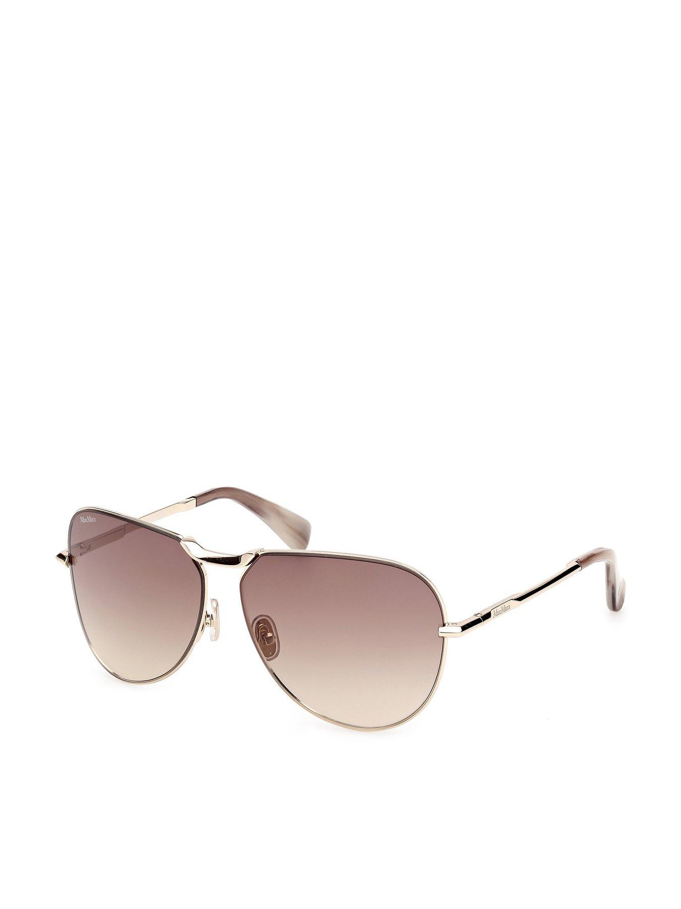 max-mara-miller-2-pilot-sunglasses-gold